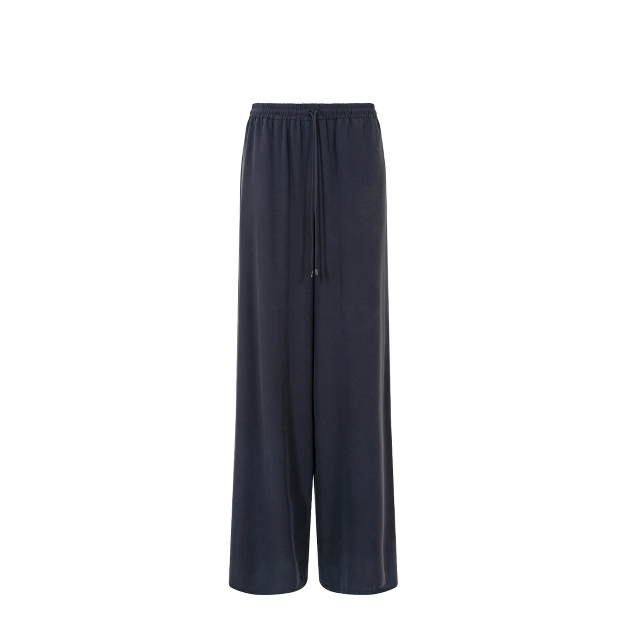 MAYFEYR - - Wide-Fit Washed Silk Trousers - MXMGENERO