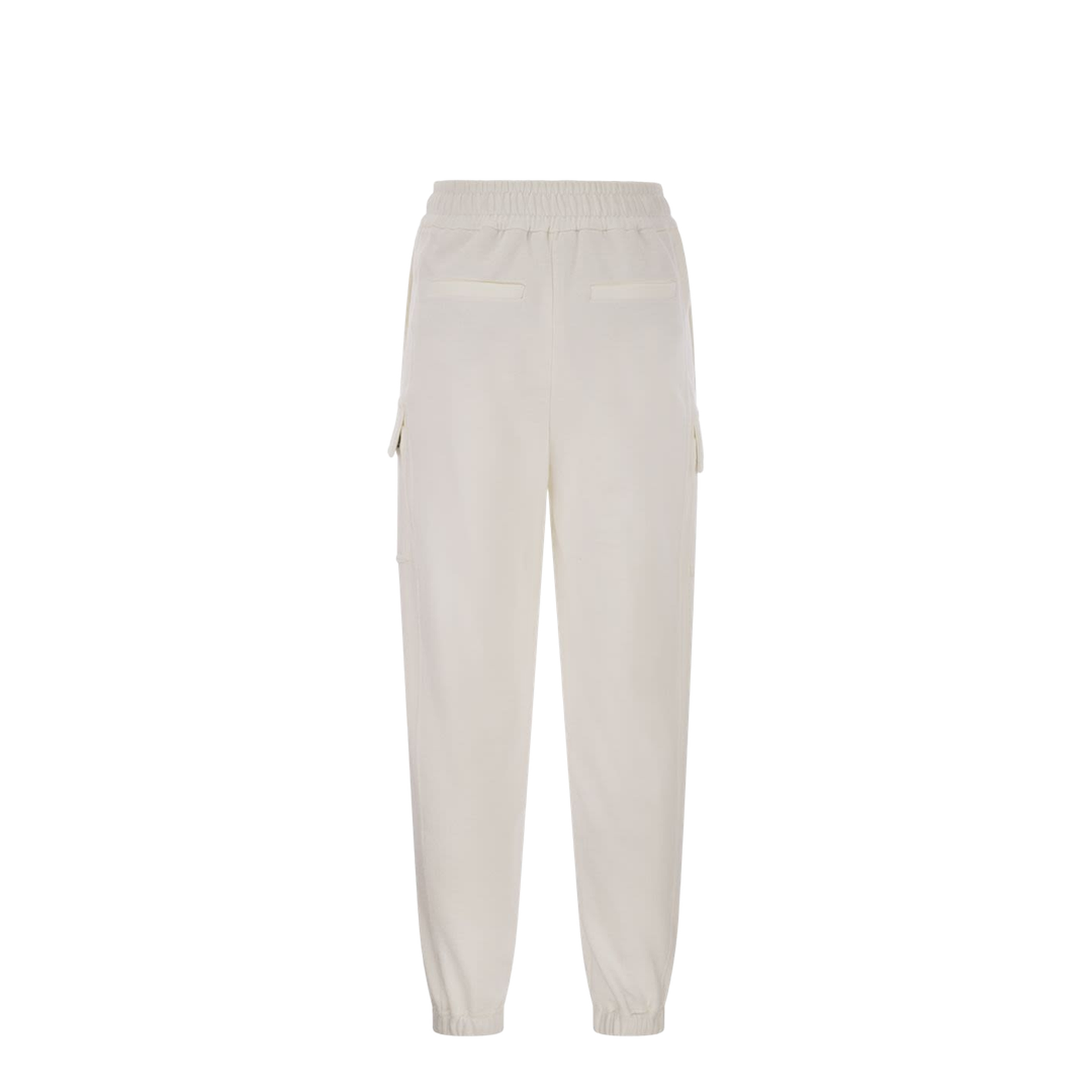 Smooth Cotton Fleece Cargo Pants