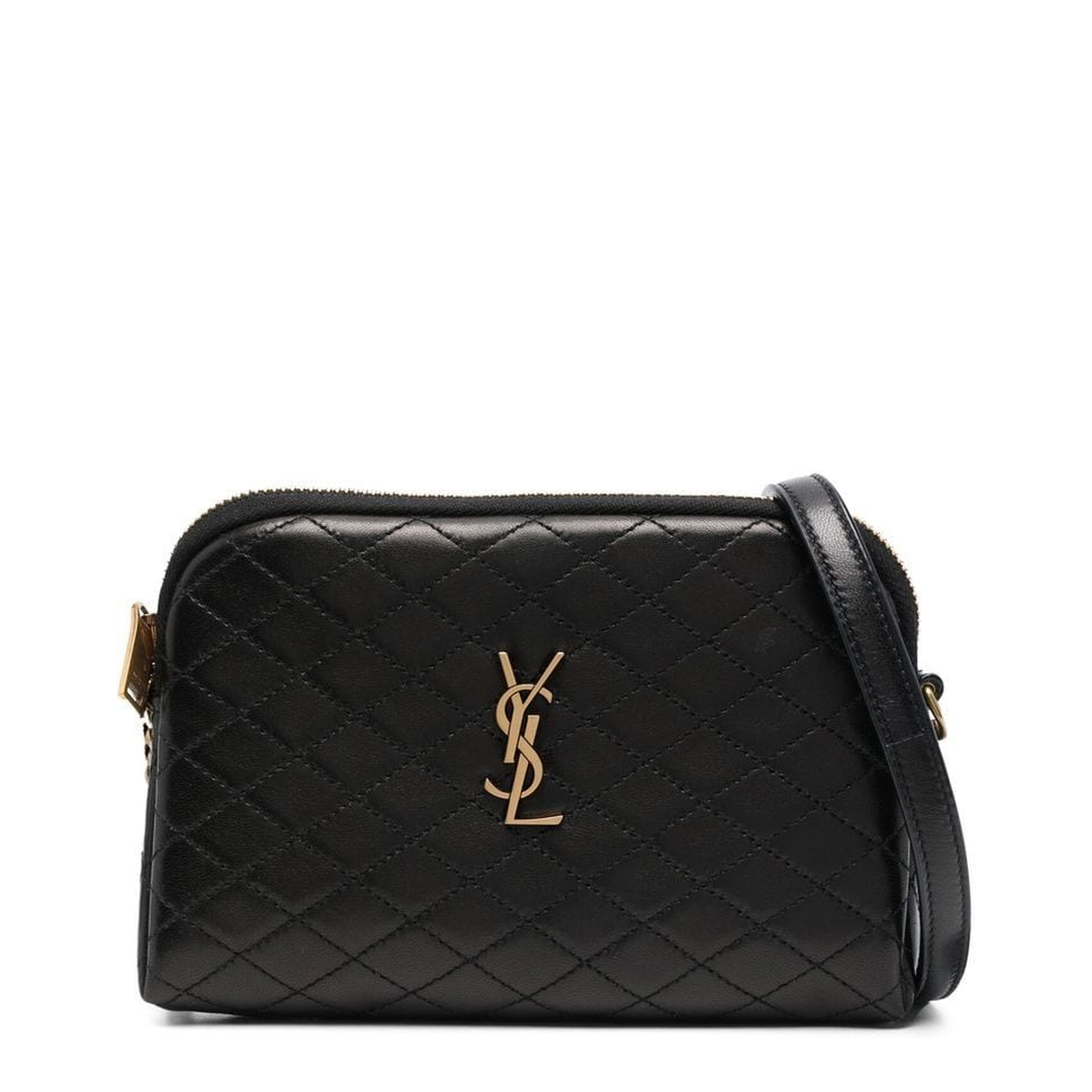 Gaby Quilted Crossbody Bag, mini GHW