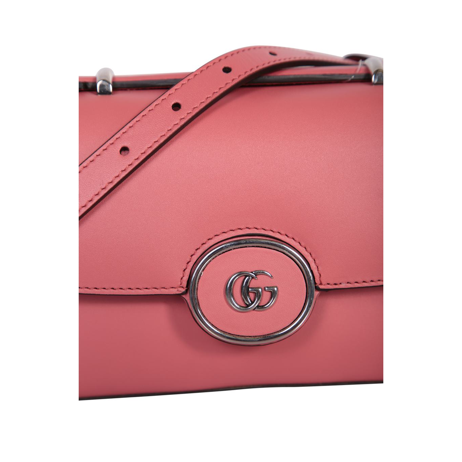 GG Milano Small Leather Crossbody Bags - Coral