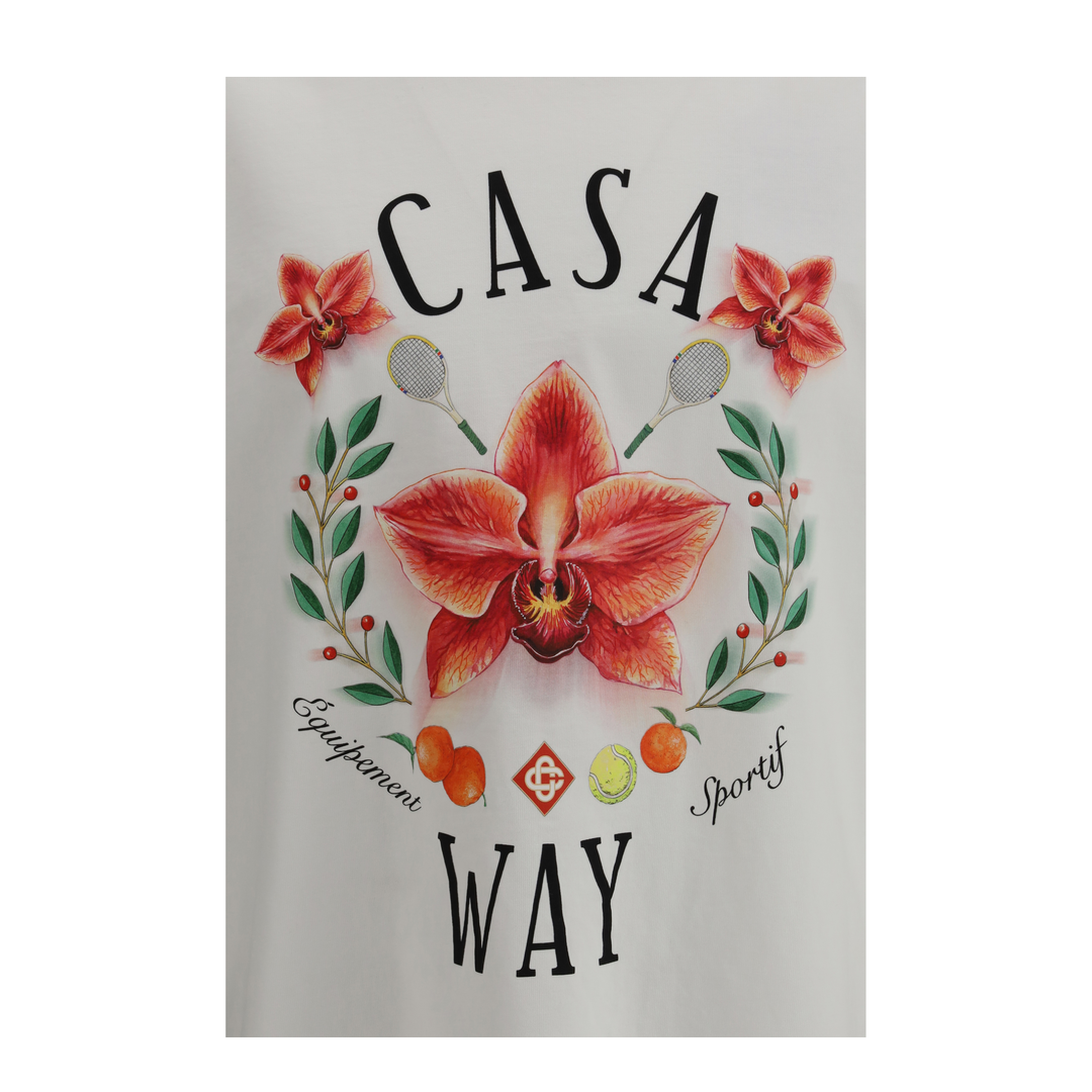 MAYFEYR - Casablanca - Orchid Logo Short Sleeve T-Shirt - MSP26JTS00115