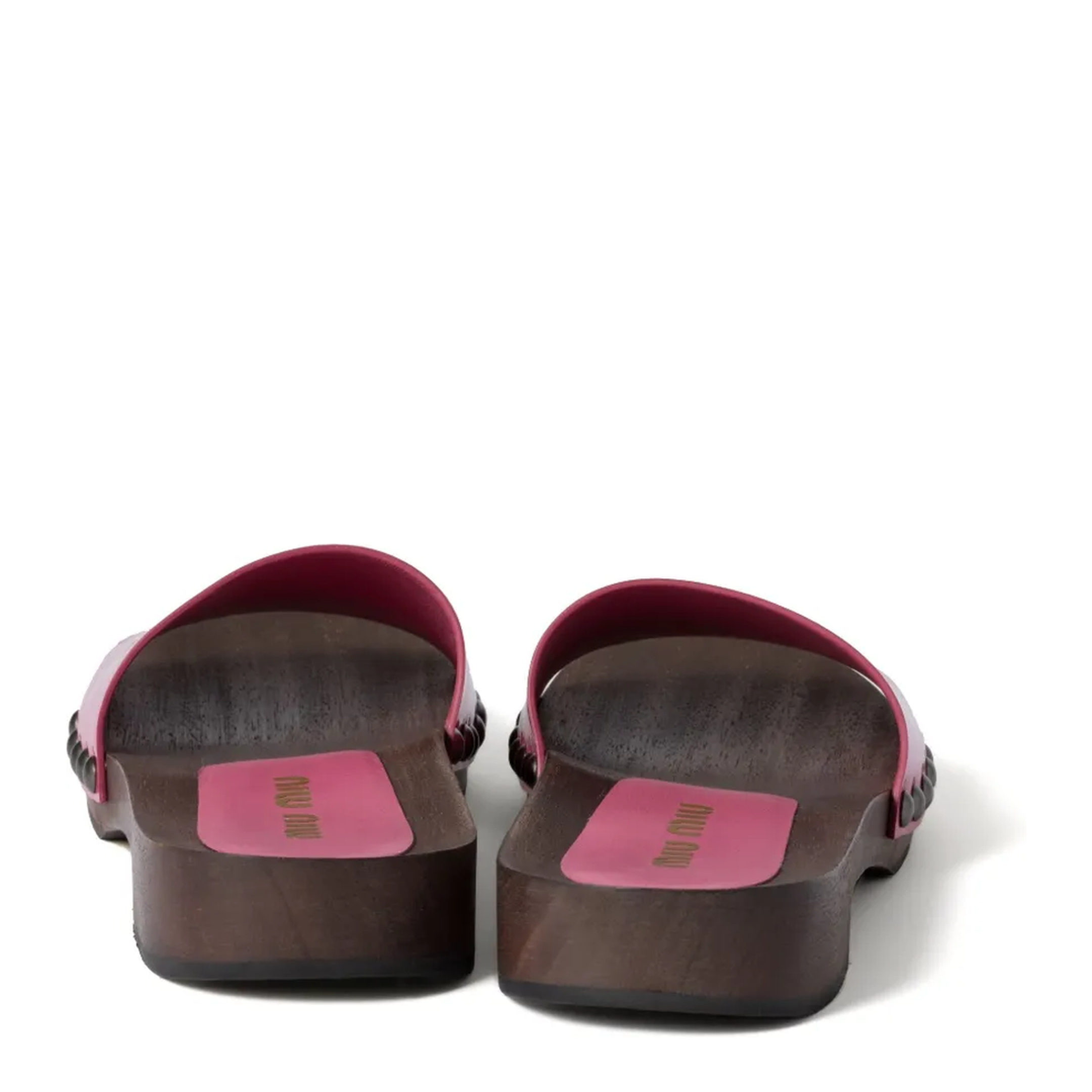 MAYFEYR - Miu Miu - Patent Leather Clogs - 5Z425EFA030069F0638