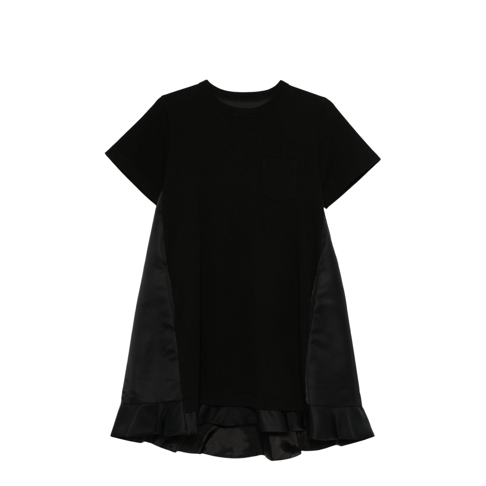 Cotton and Nylon Mini Dress