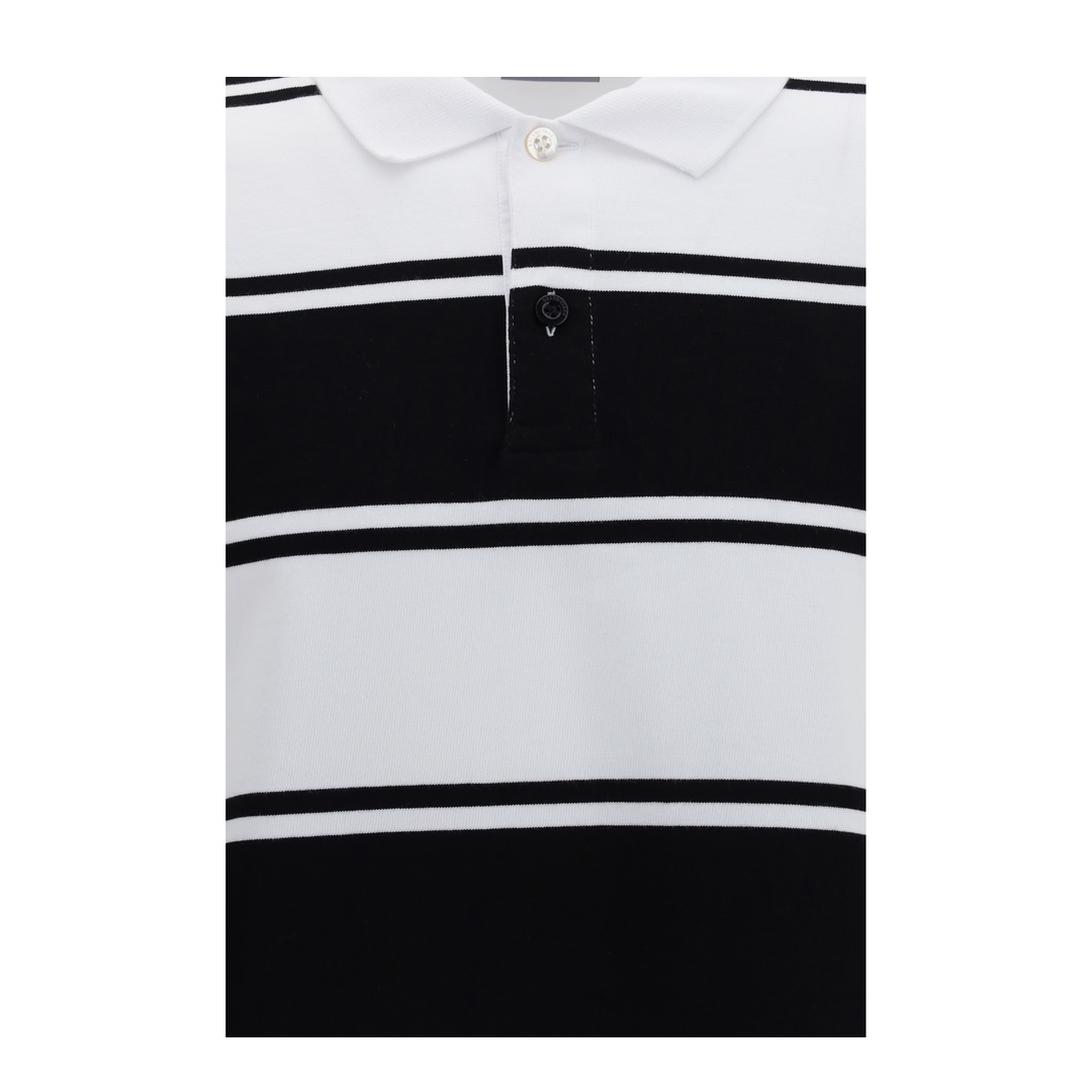 MAYFEYR - Balenciaga - Striped Long-Sleeve Polo - A00189TUVW7