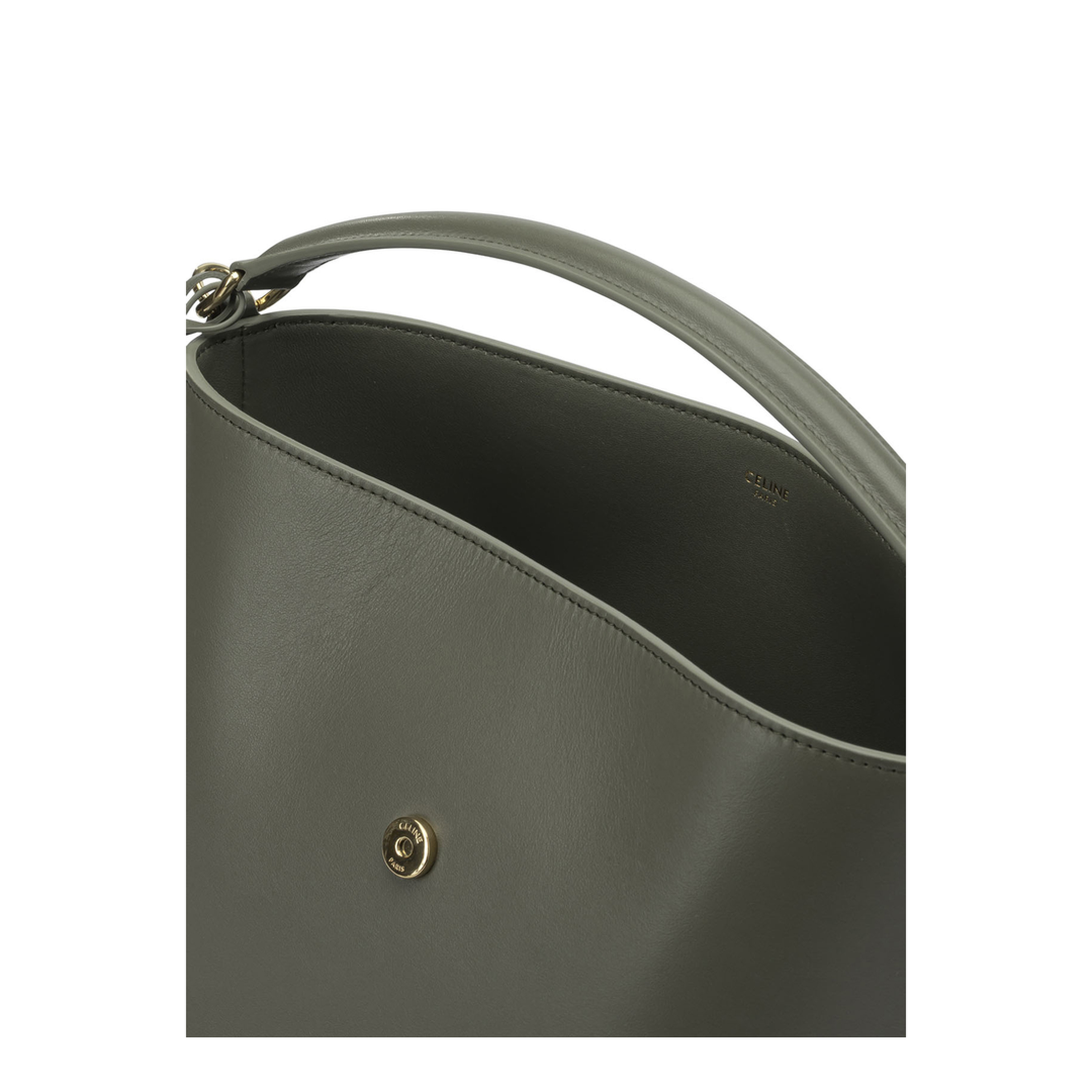 Medium Bucket Louse in Smooth Calfskin