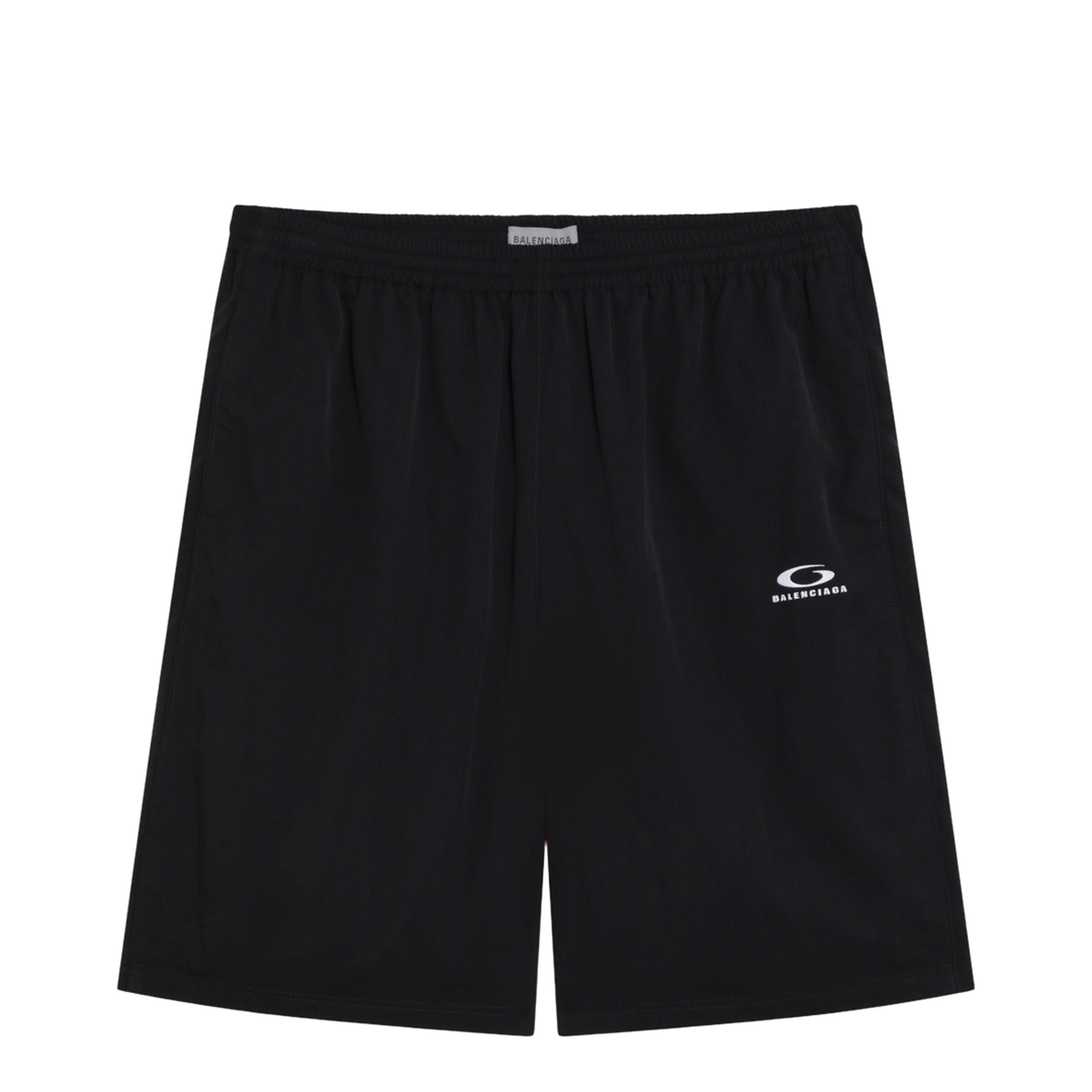 Black Bermuda Shorts in Loop Sports Icon Technical Polyamide