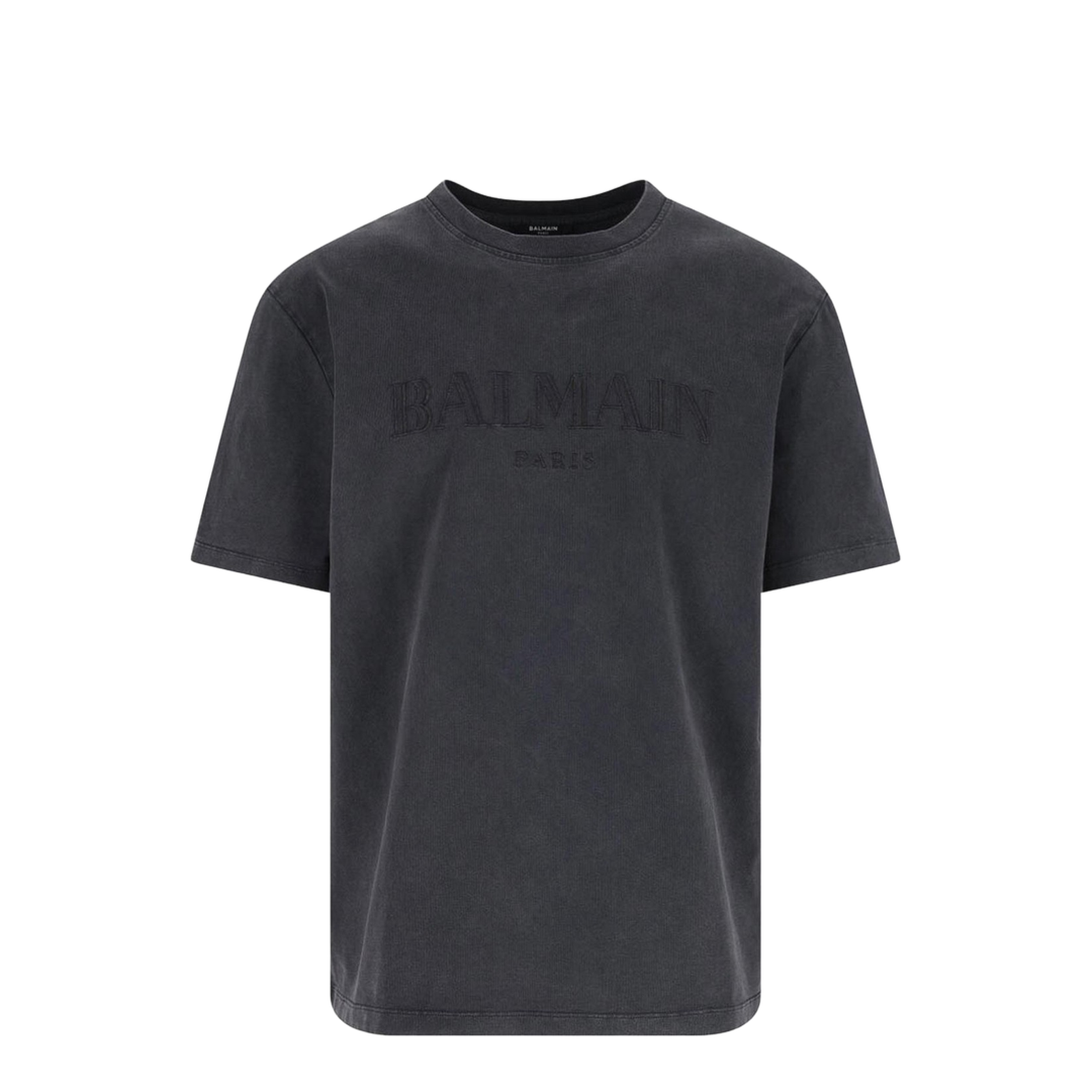 Vintage Embroidered T-shirt Grey