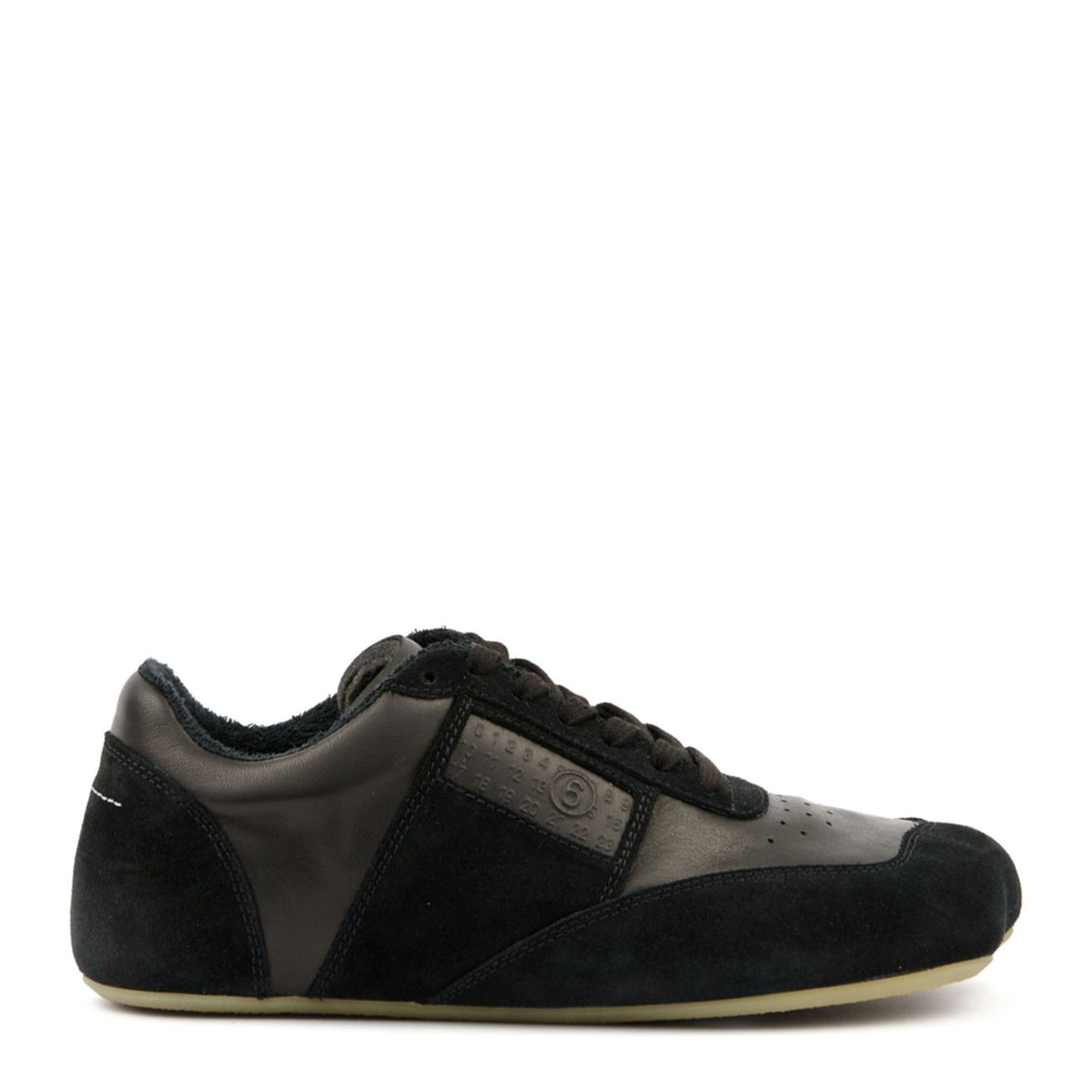 Calf Leather Slim Sneakers