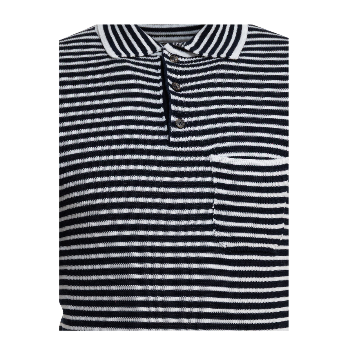 MAYFEYR - Rakkì - Broadway Polo Shirt With Buttons - BROADWAYBLUNOTTEBIANCO