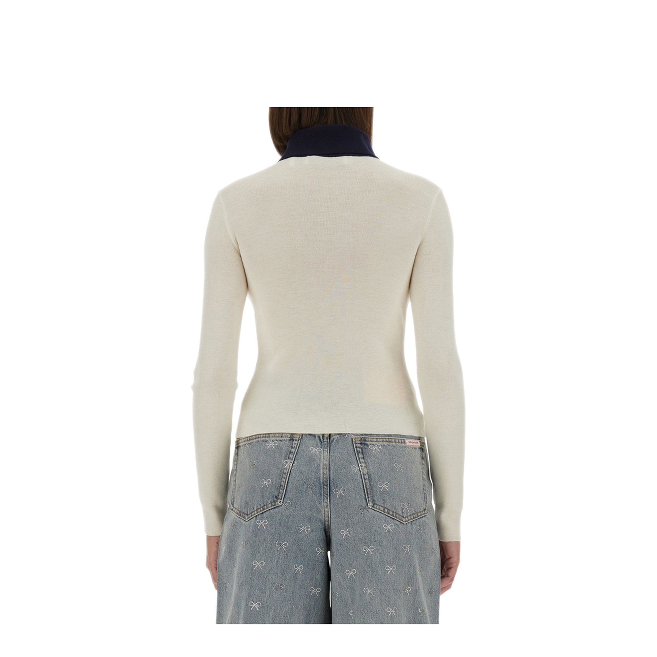 MAYFEYR - Self Portrait - Merino Wool Cardigan - PF25097CCCREAM