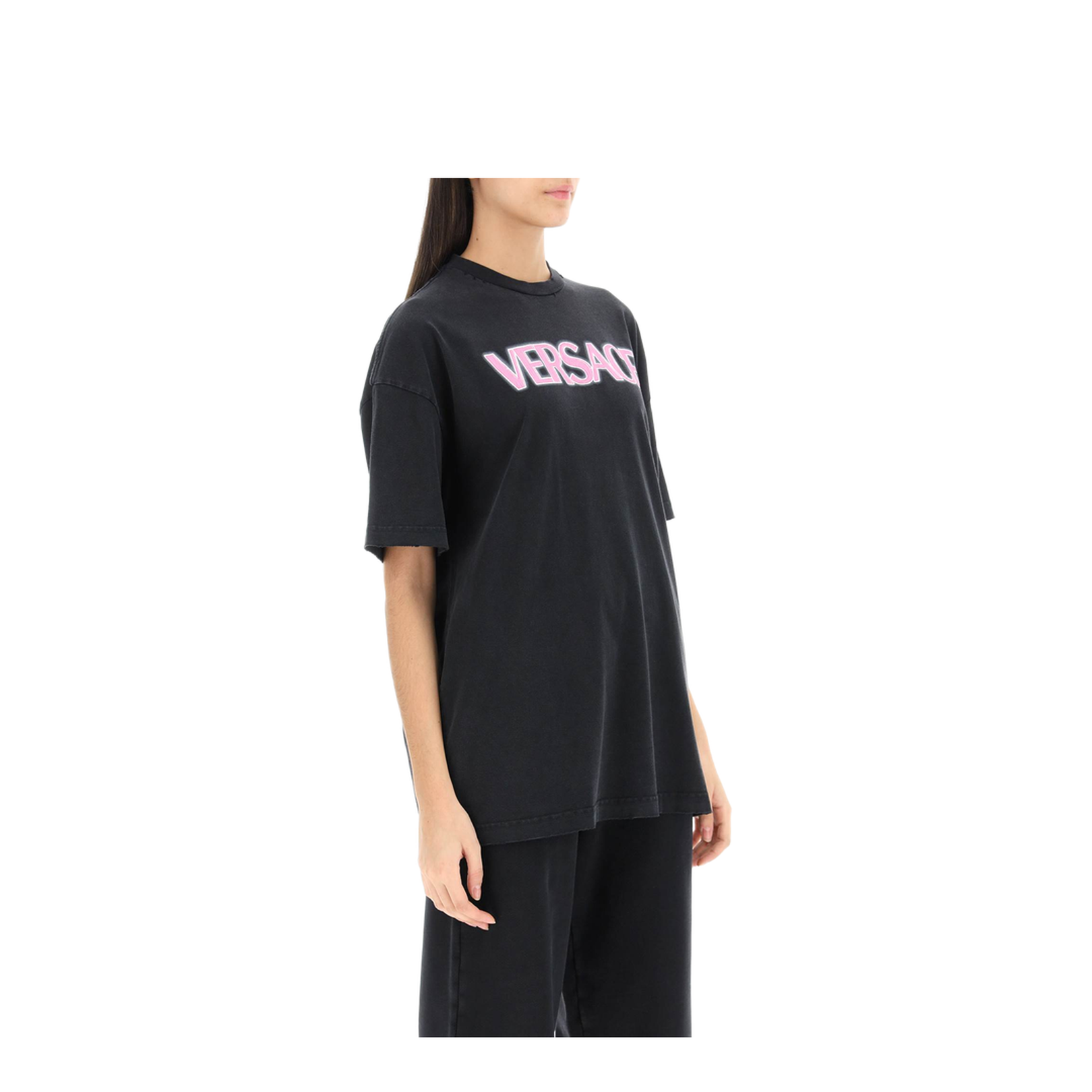 Black Cotton T-Shirt