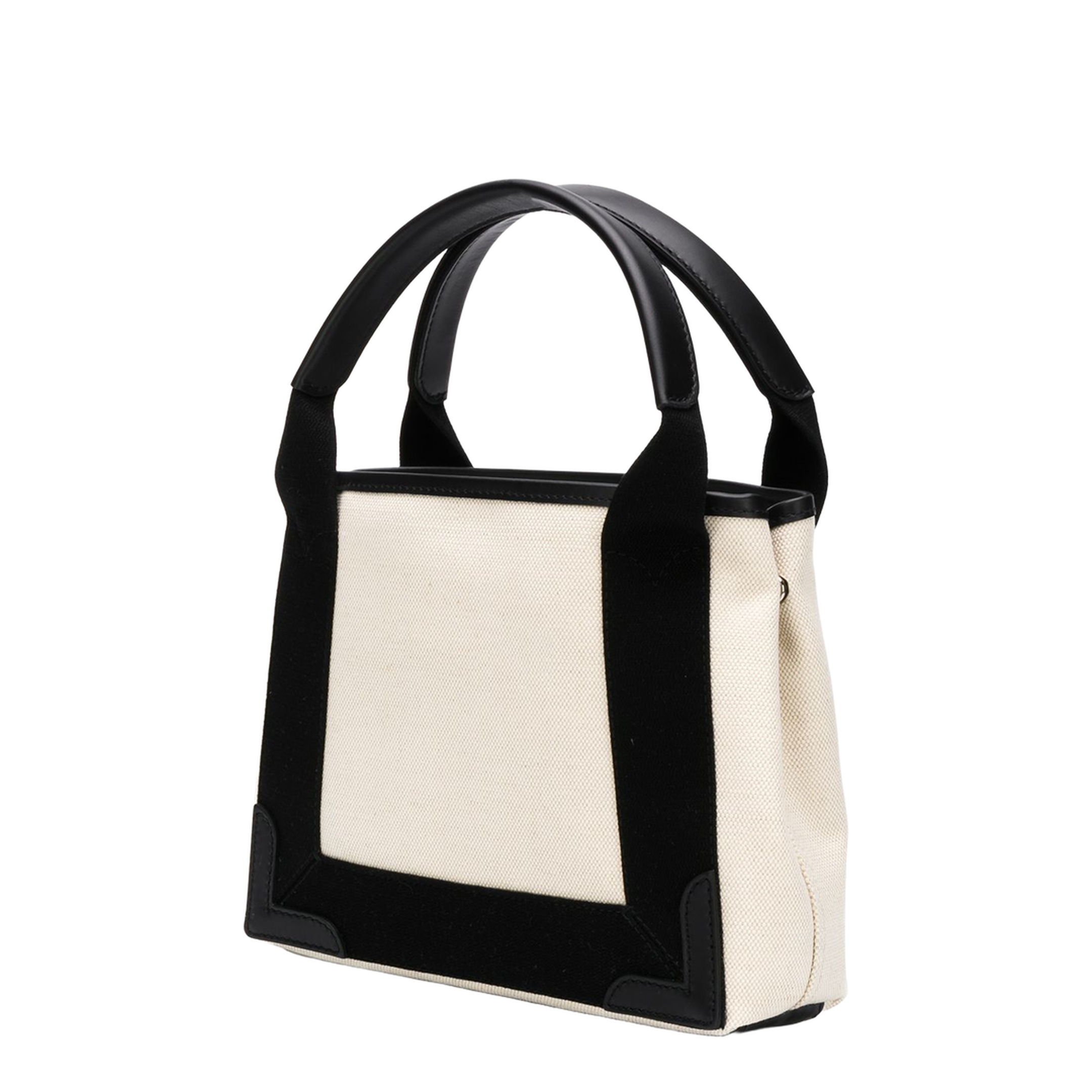 Navy Xs Cabas in Black/silver