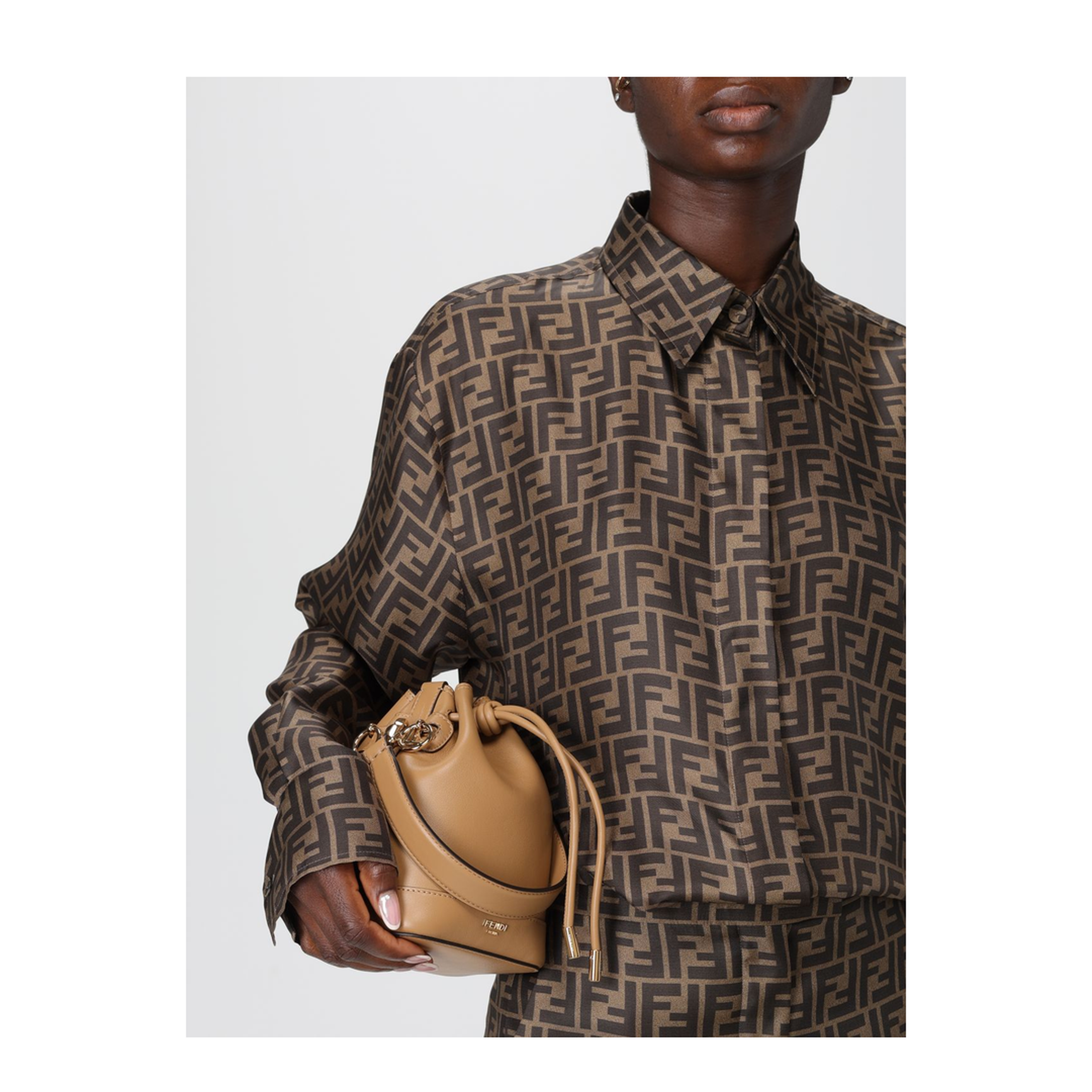 Mini Mon Tresor Bag Brown