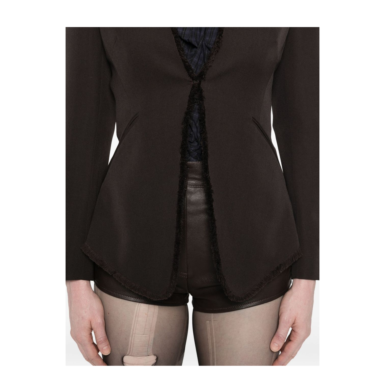 Raw Edge Tailored Jacket