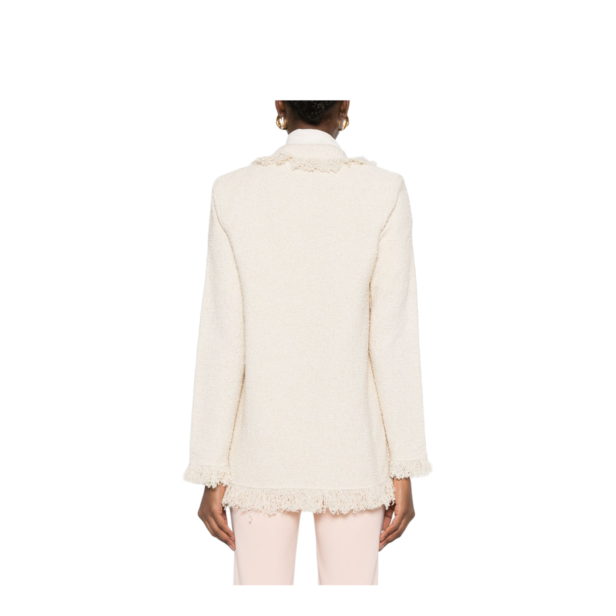 MAYFEYR - Elisabetta Franchi - Jackets White - MK11R62E2193