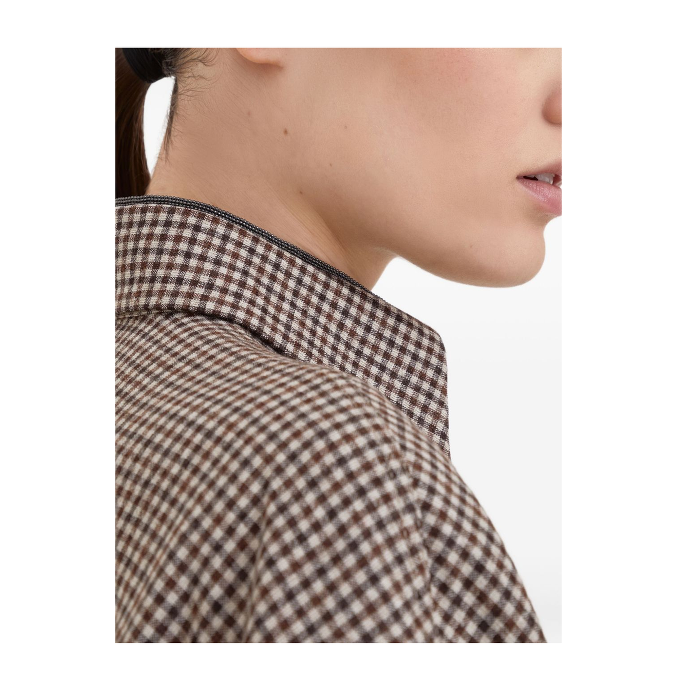 Wool Checked Shirt