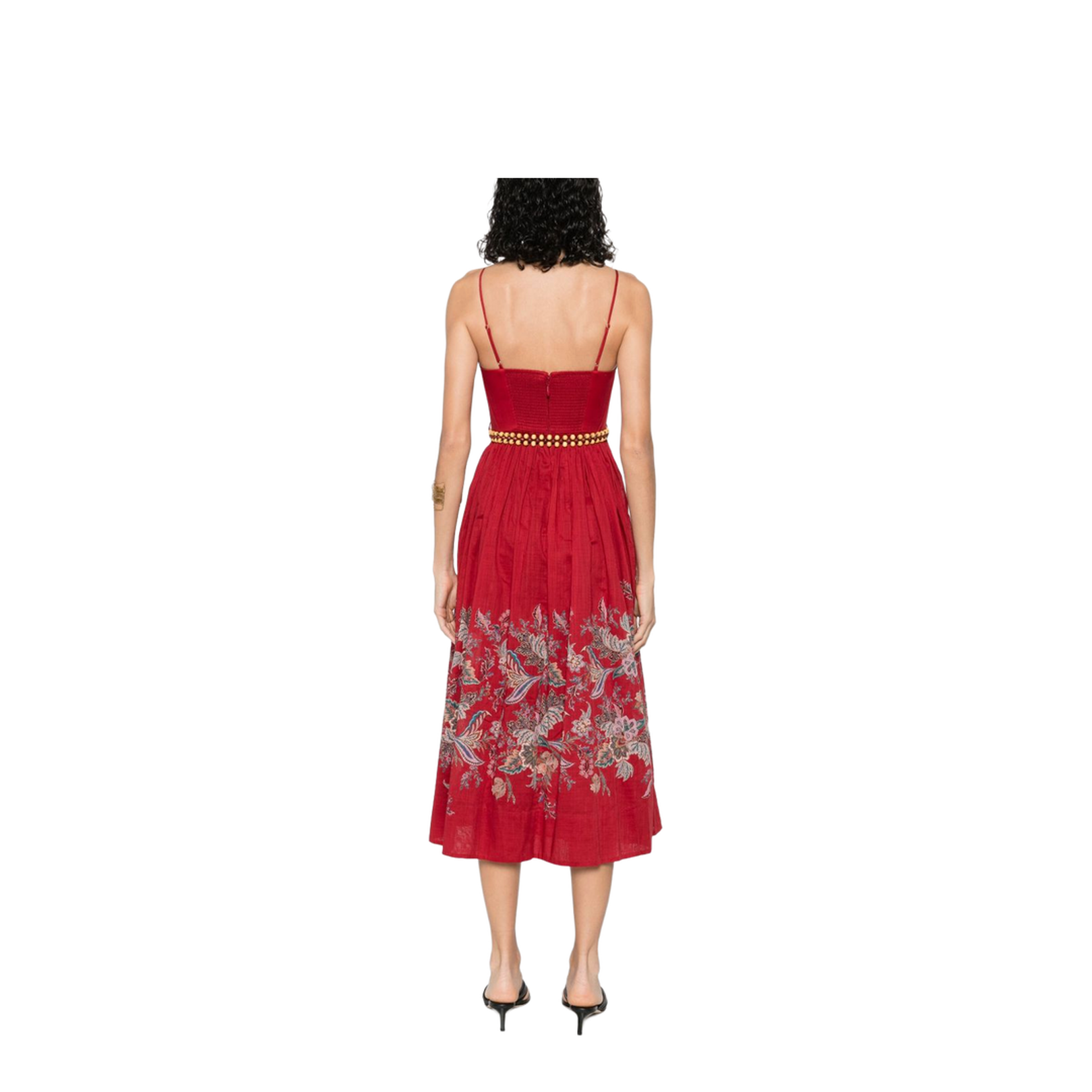 Printed Midi Dress