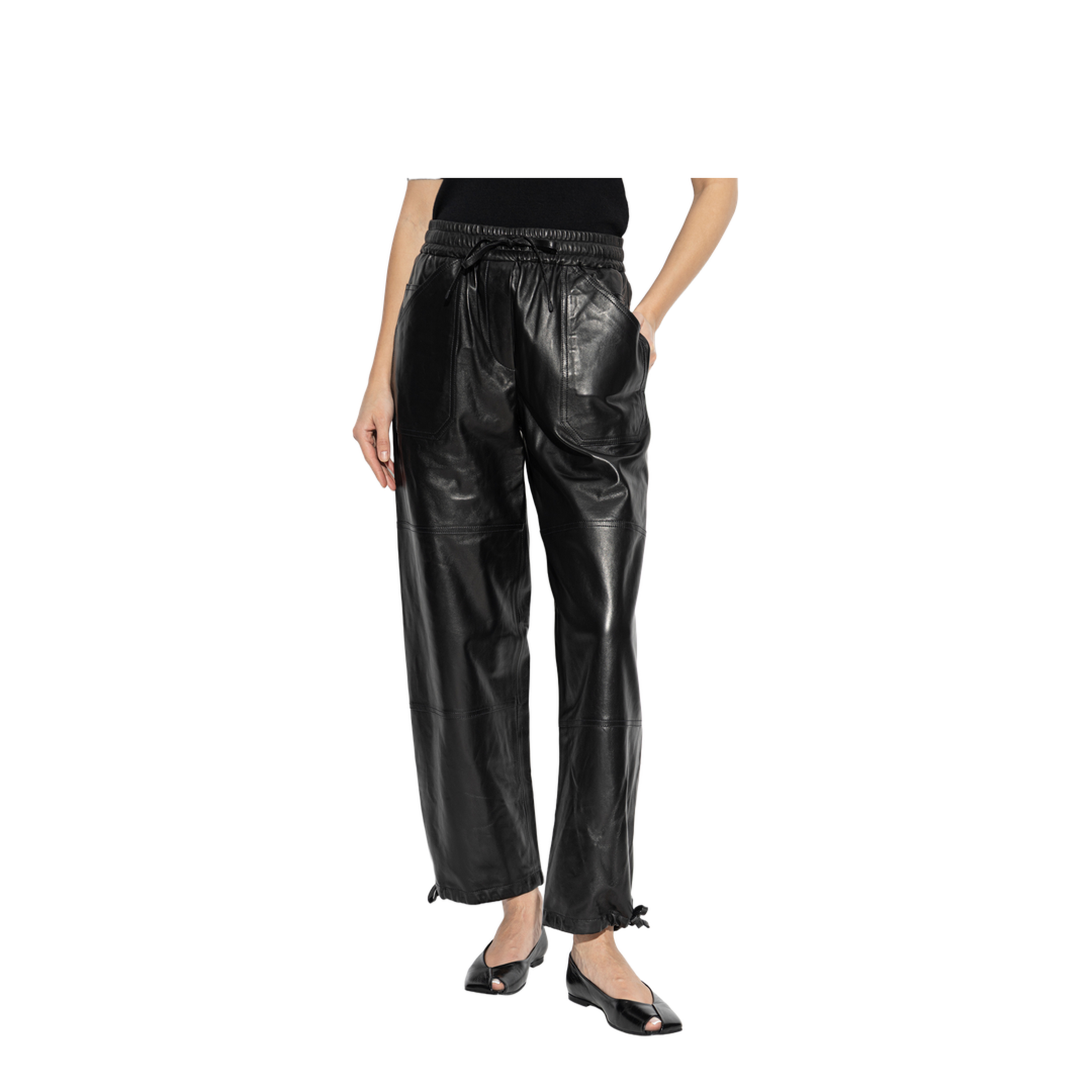 Leather Trousers Black
