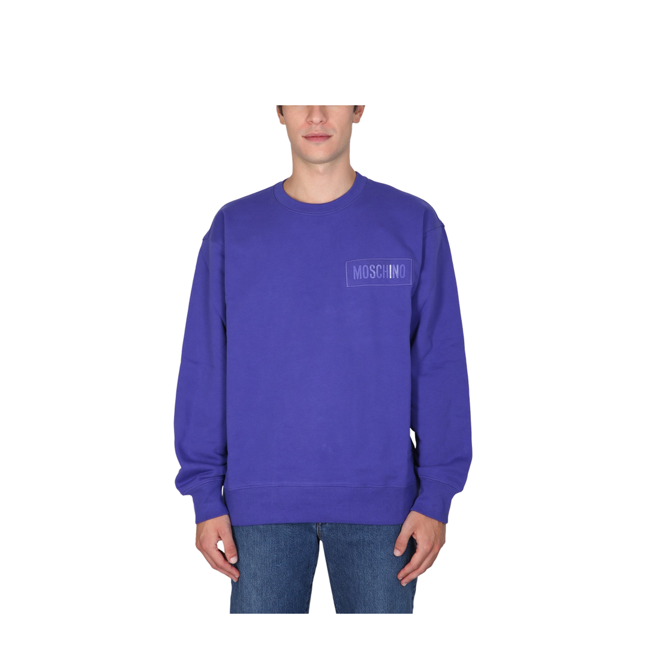 Sweatshirt with Logo Patch