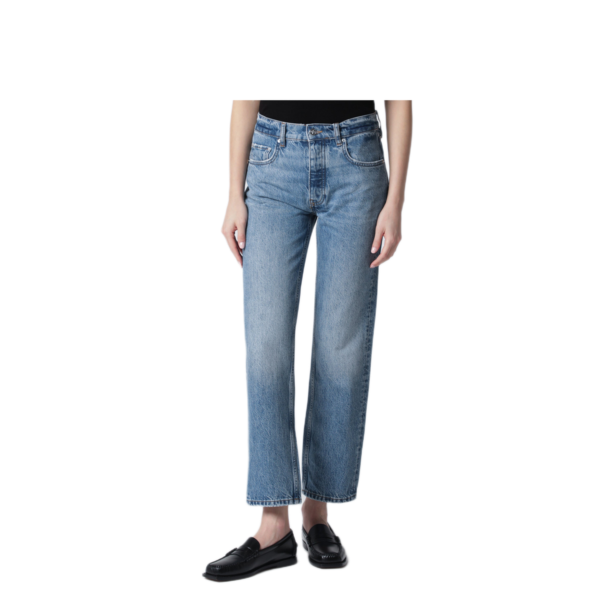 MAYFEYR - Anine Bing - Jane Jeans Light Blue Washed Effect - A-06-11158COWHD71