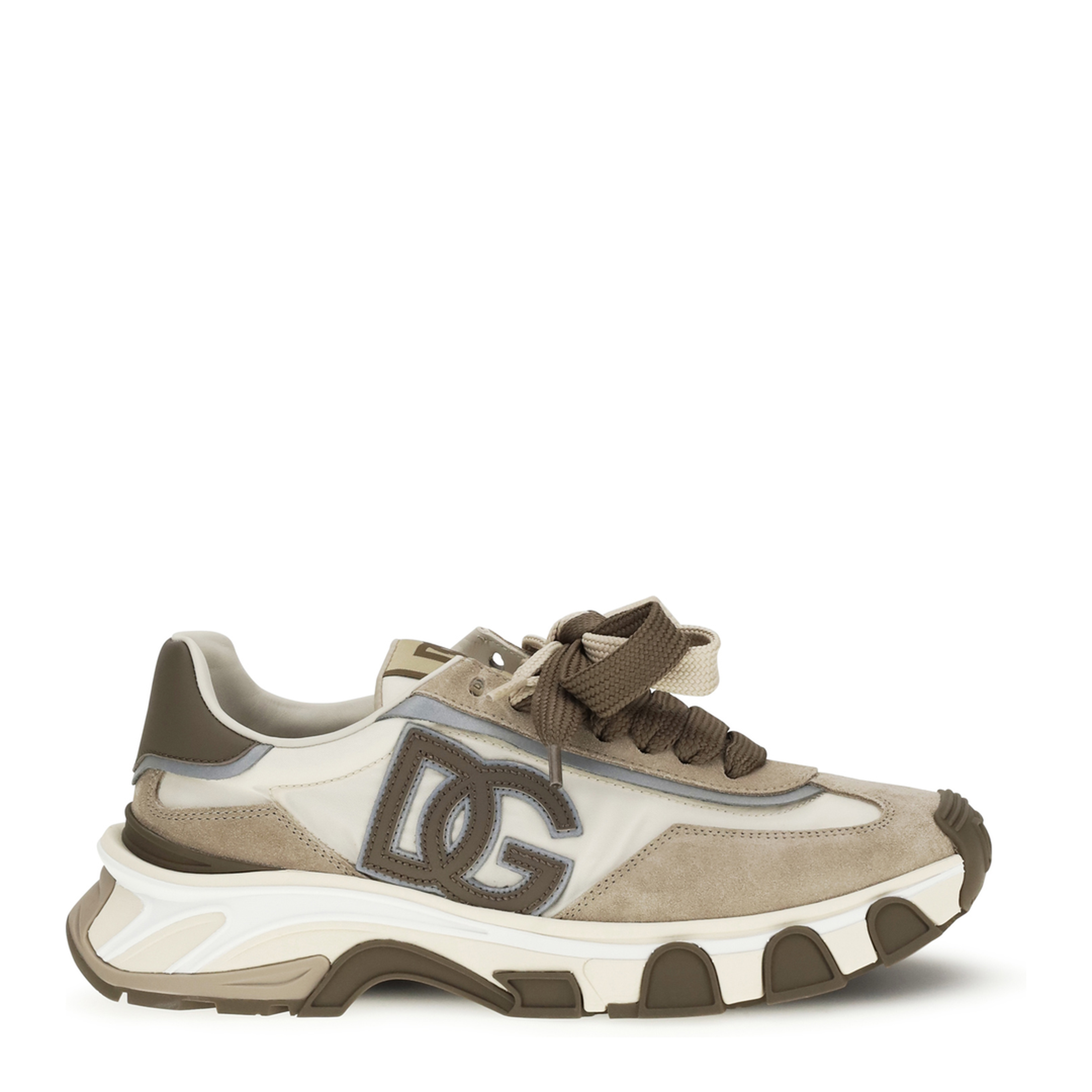 MAYFEYR - Dolce & Gabbana - Leather And Mesh Sneakers - CS2403A0205