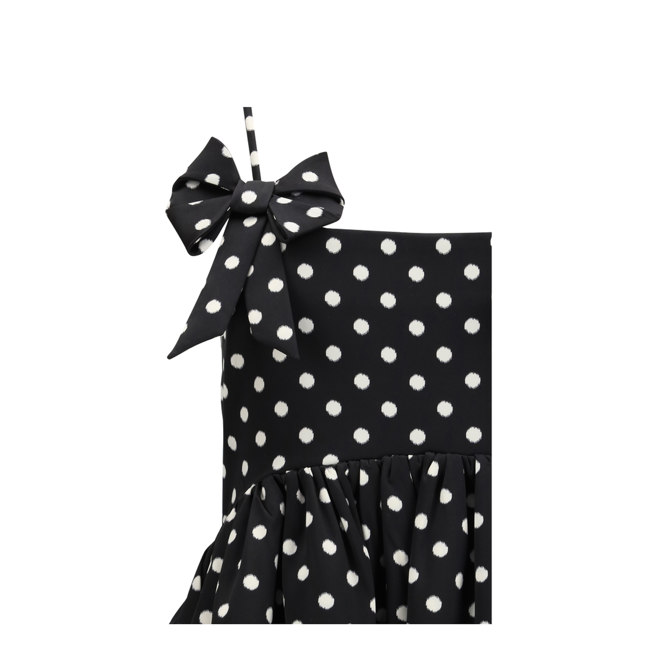 MAYFEYR - Ganni - Polka-Dot Satin Mini Dress - A1030193