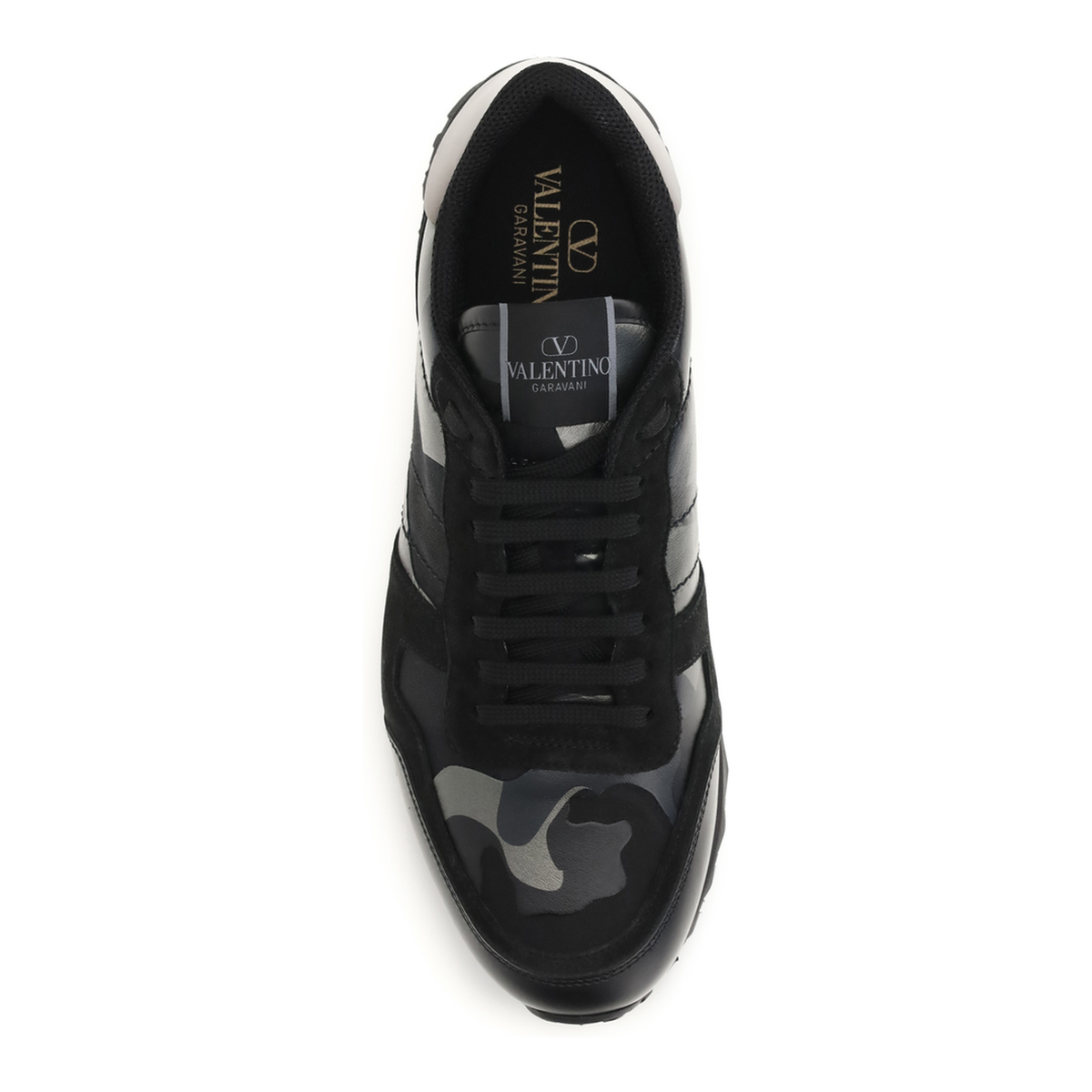 MAYFEYR - Valentino - Rockrunner Camouflage Laminated Sneakers - 9Y2S0723NTAE43