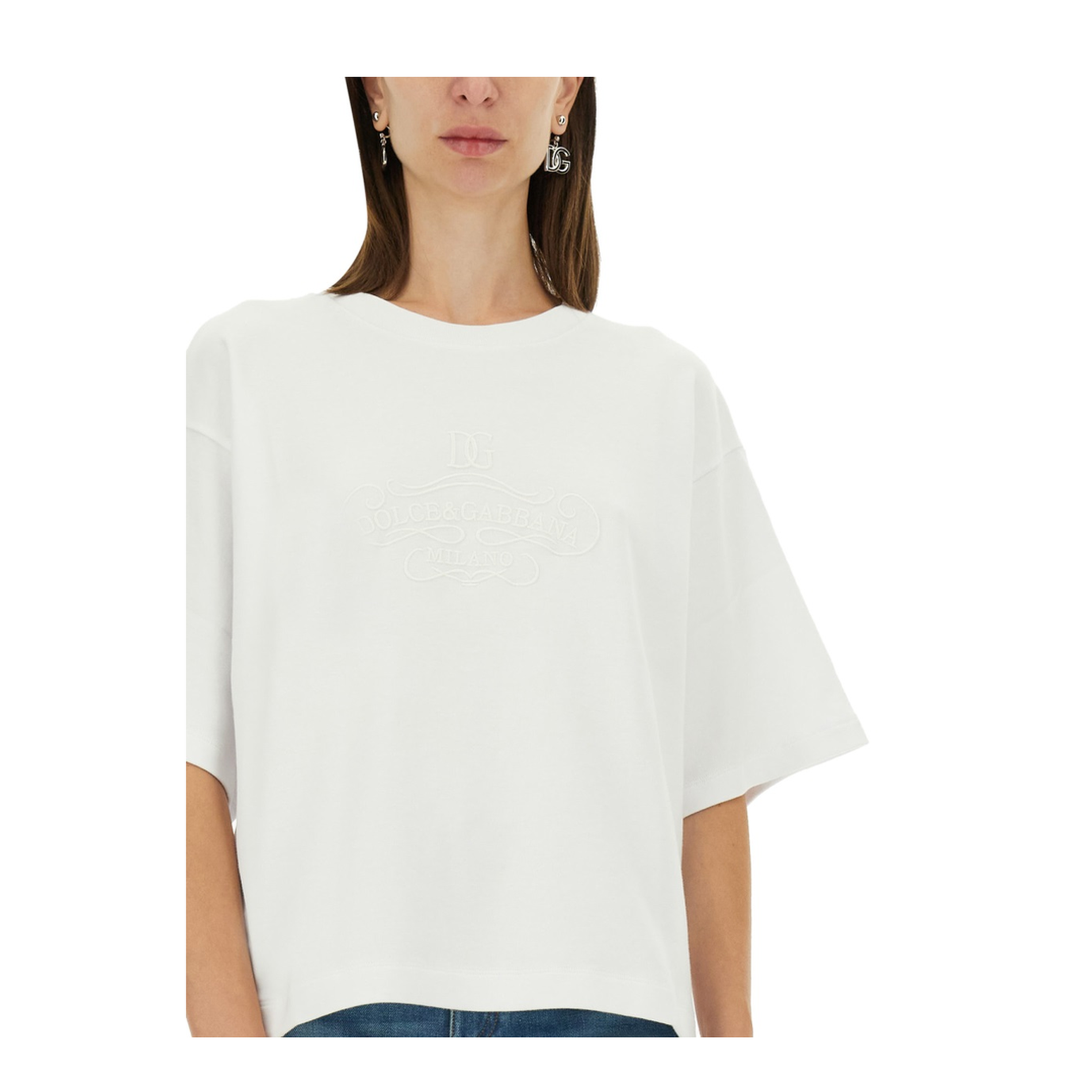 T-Shirt with Lettering Logo