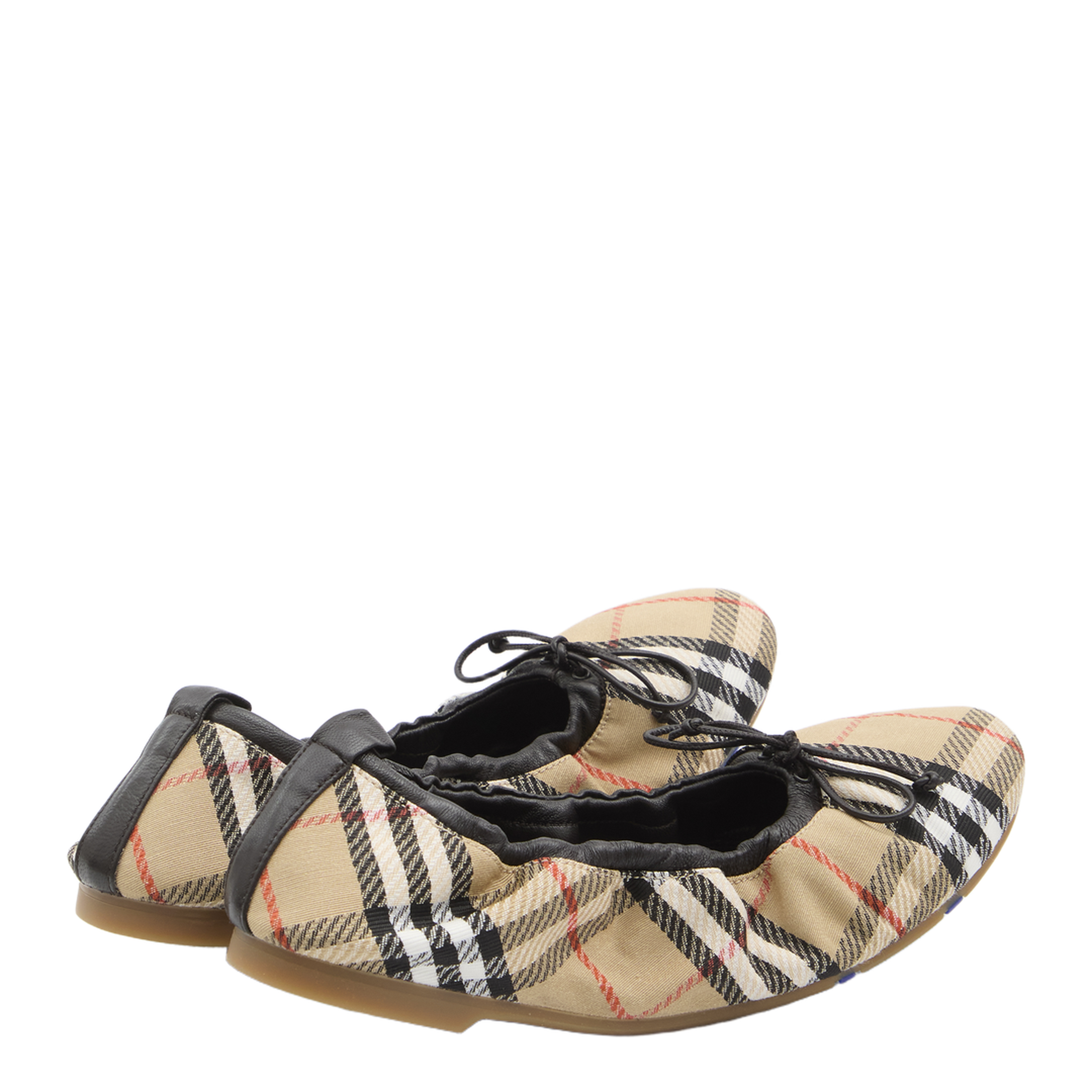 Fawn Check Ballet Flats