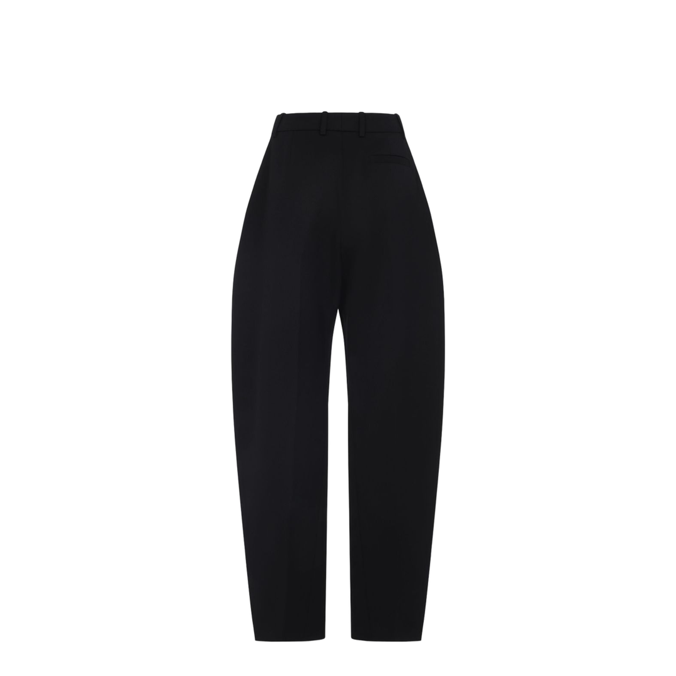 High Waist Wool Trousers