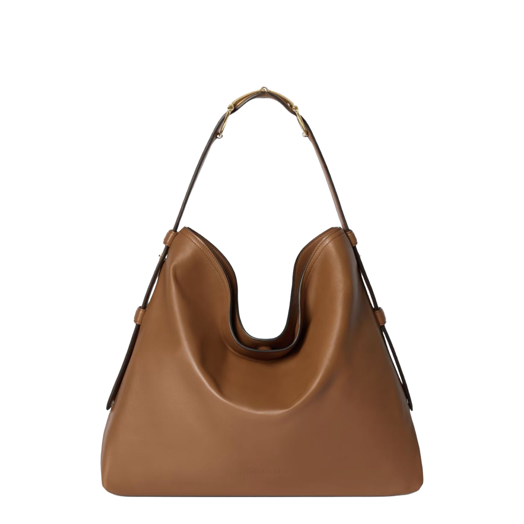 Beatrix Large Tote Bag in Brown Leather