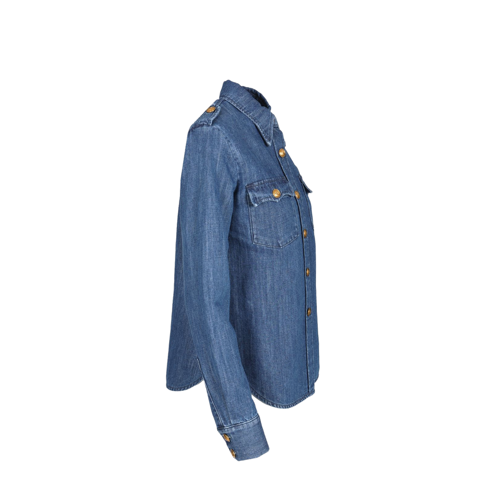 Lightweight Denim Shirt In Blue