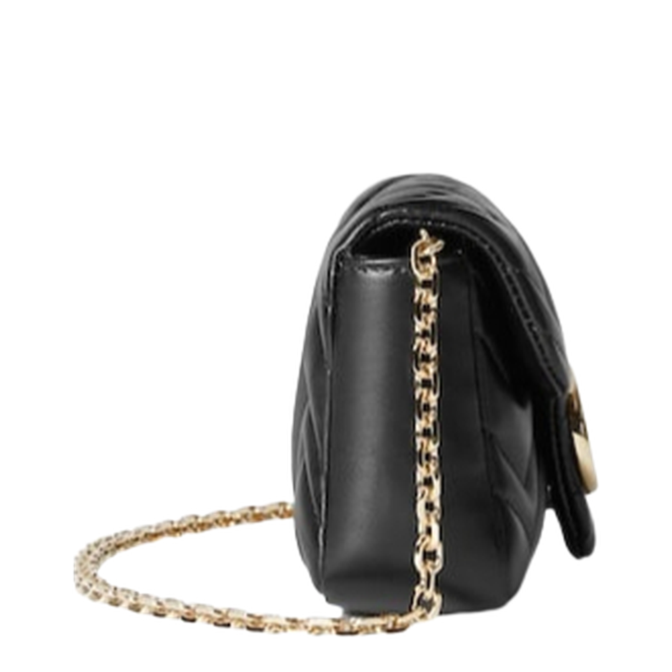 Marmont Mini Shoulder Bag in Black Leather
