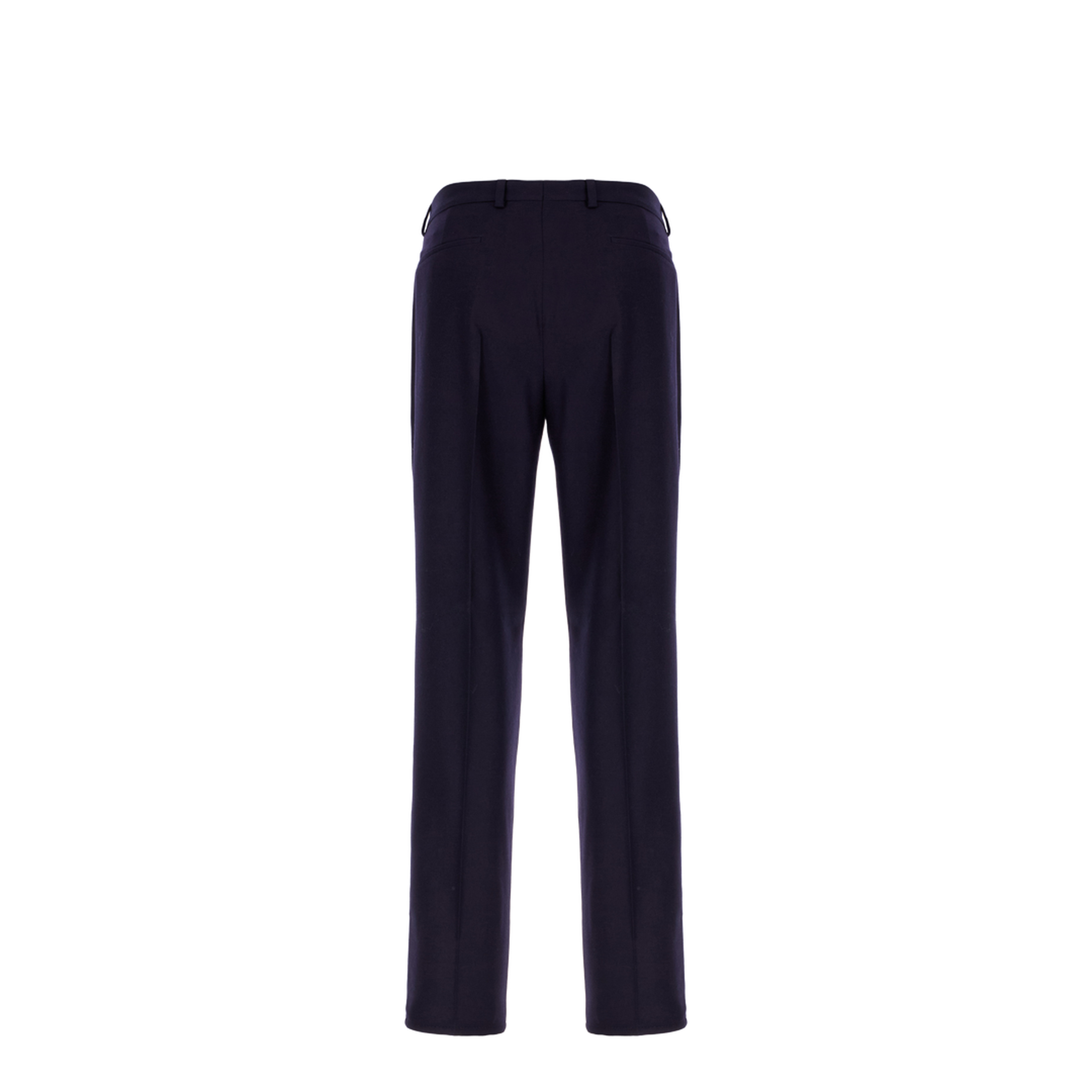 Navy Blue Wool Pants