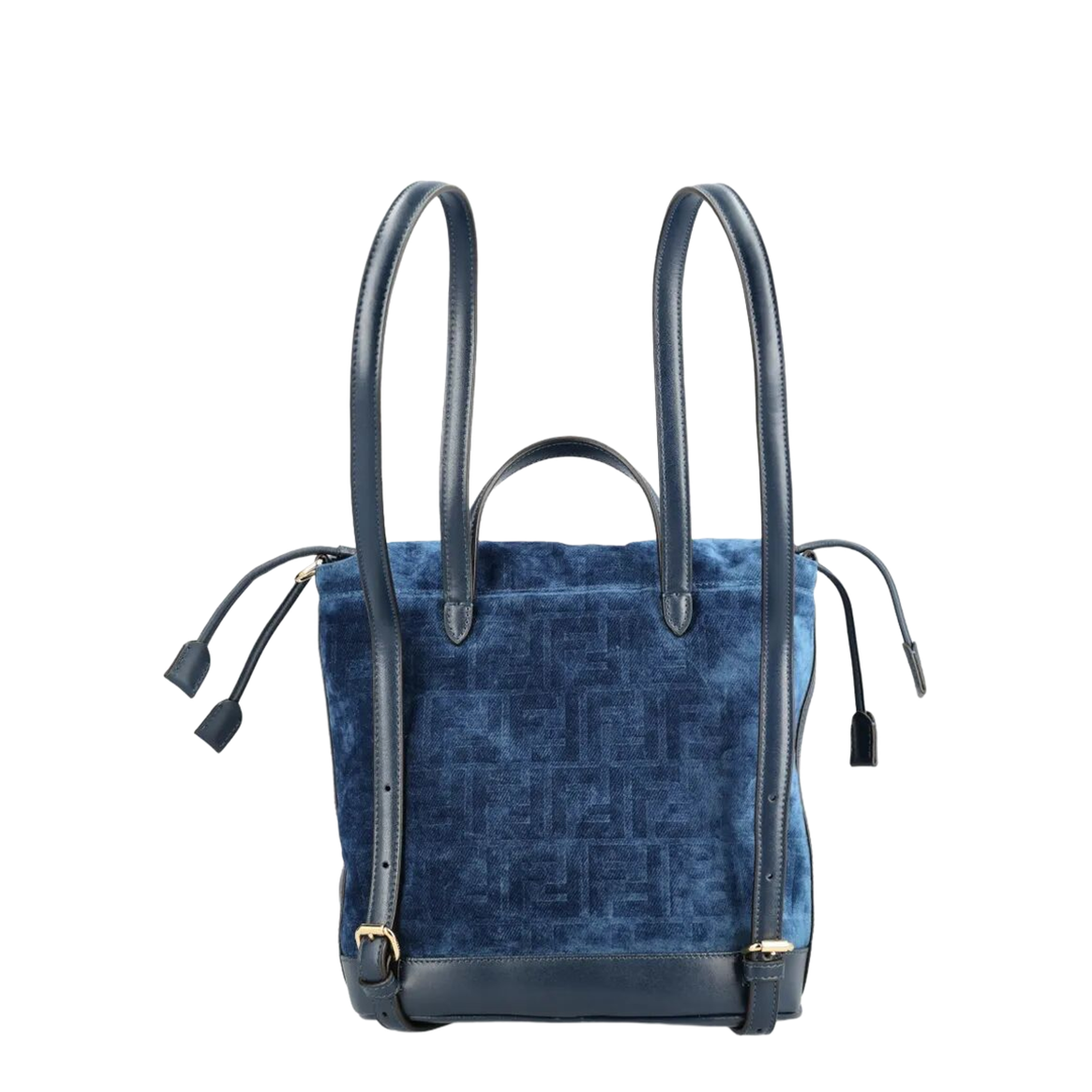 FF Flocked Denim Backpack