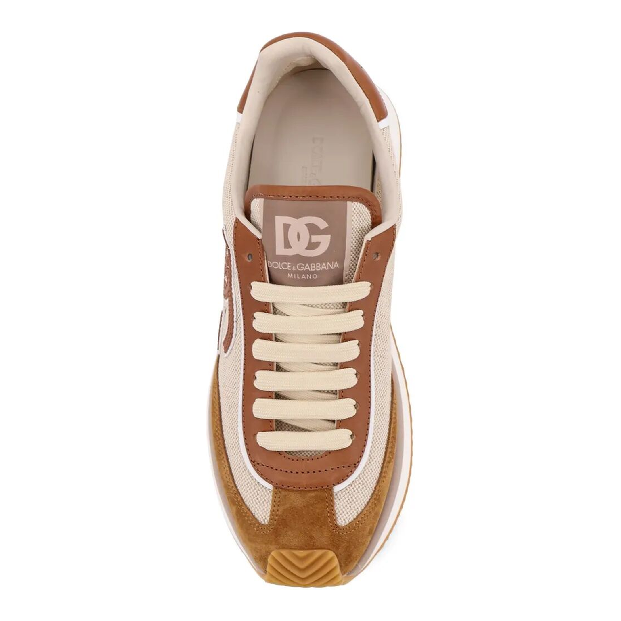 MAYFEYR - Dolce & Gabbana - Cushion Canvas And Suede Sneakers - CS2288A0127