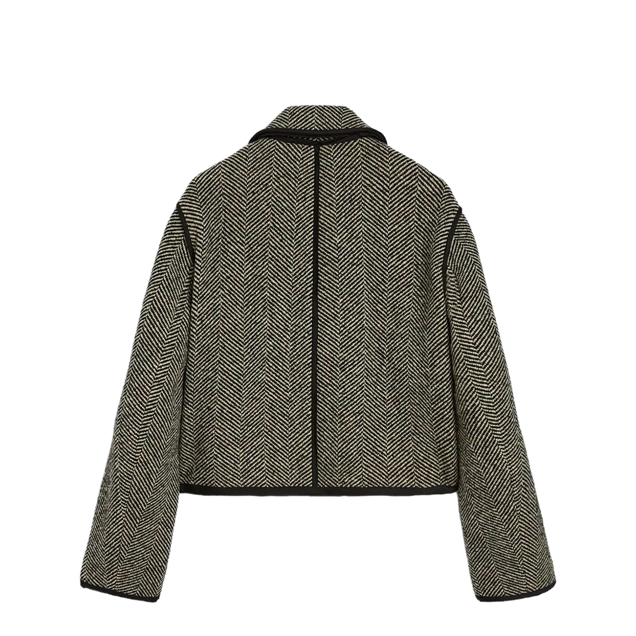 Maxi Harringbone Coating Jacket