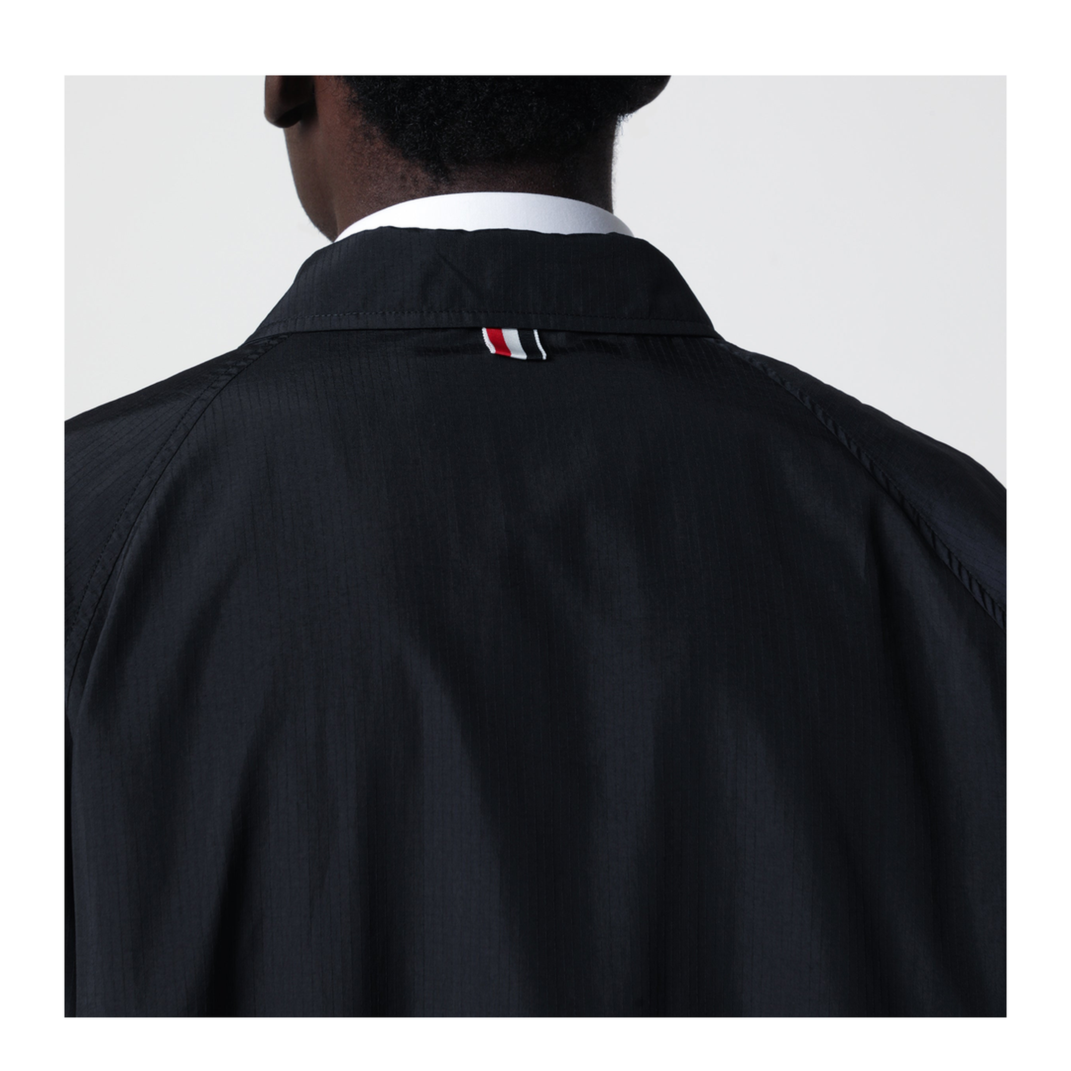 MAYFEYR - Thom Browne - Lightweight Navy Blue Zip-Up Jacket - MJO264CF1095415