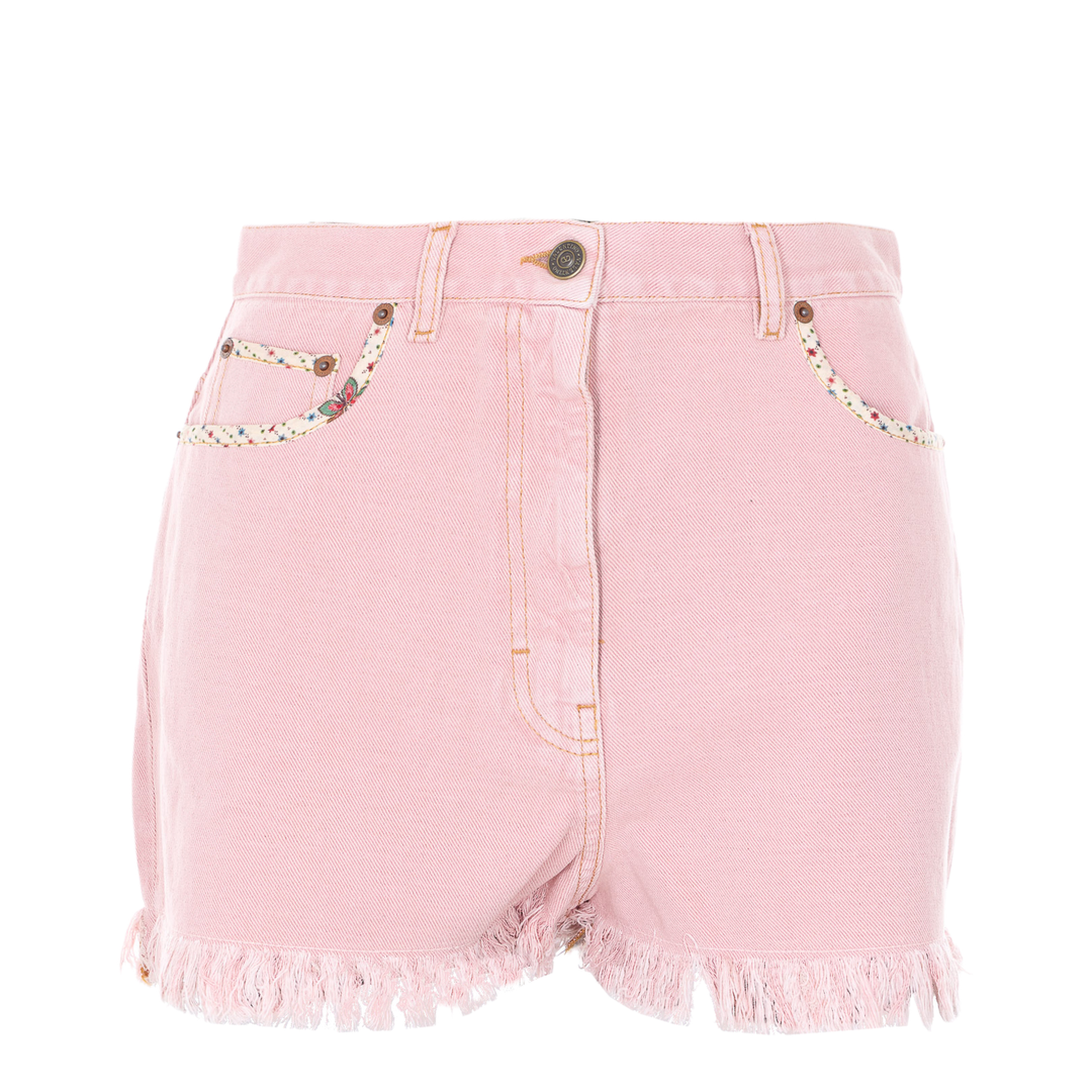 Logo Patch Shorts - Pink
