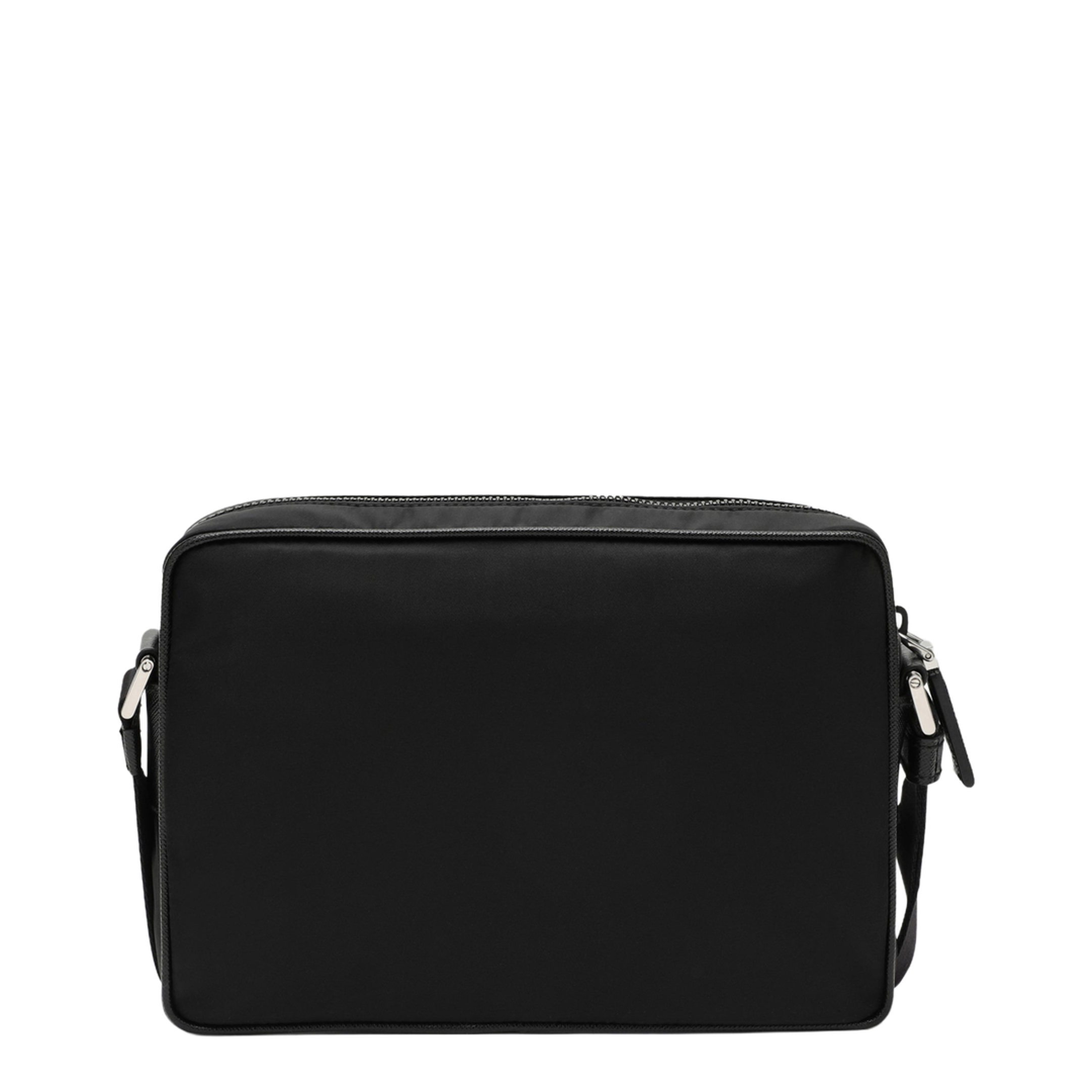 Re-Nylon Saffiano Shoulder Bag - Black