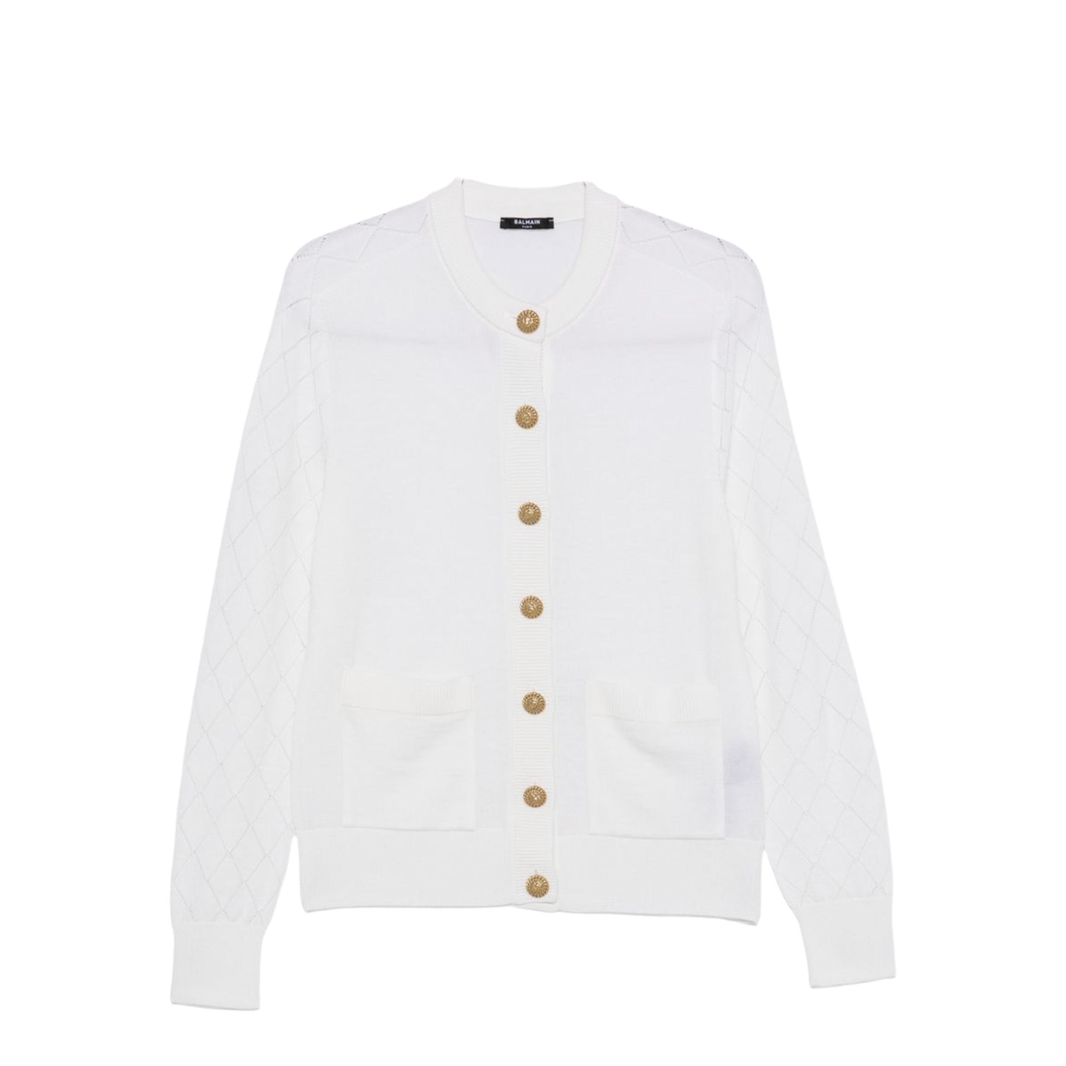 MAYFEYR - Balmain - Sweaters White - HF1KN085KJ990FA