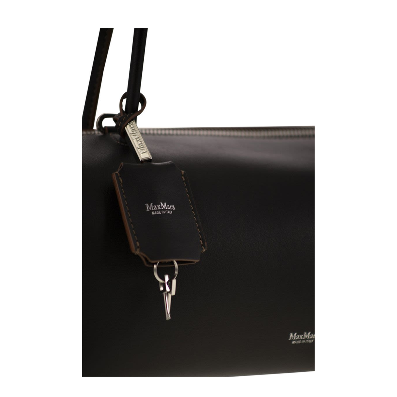 Smooth Natural Calfskin Leather Horizontal Satchel