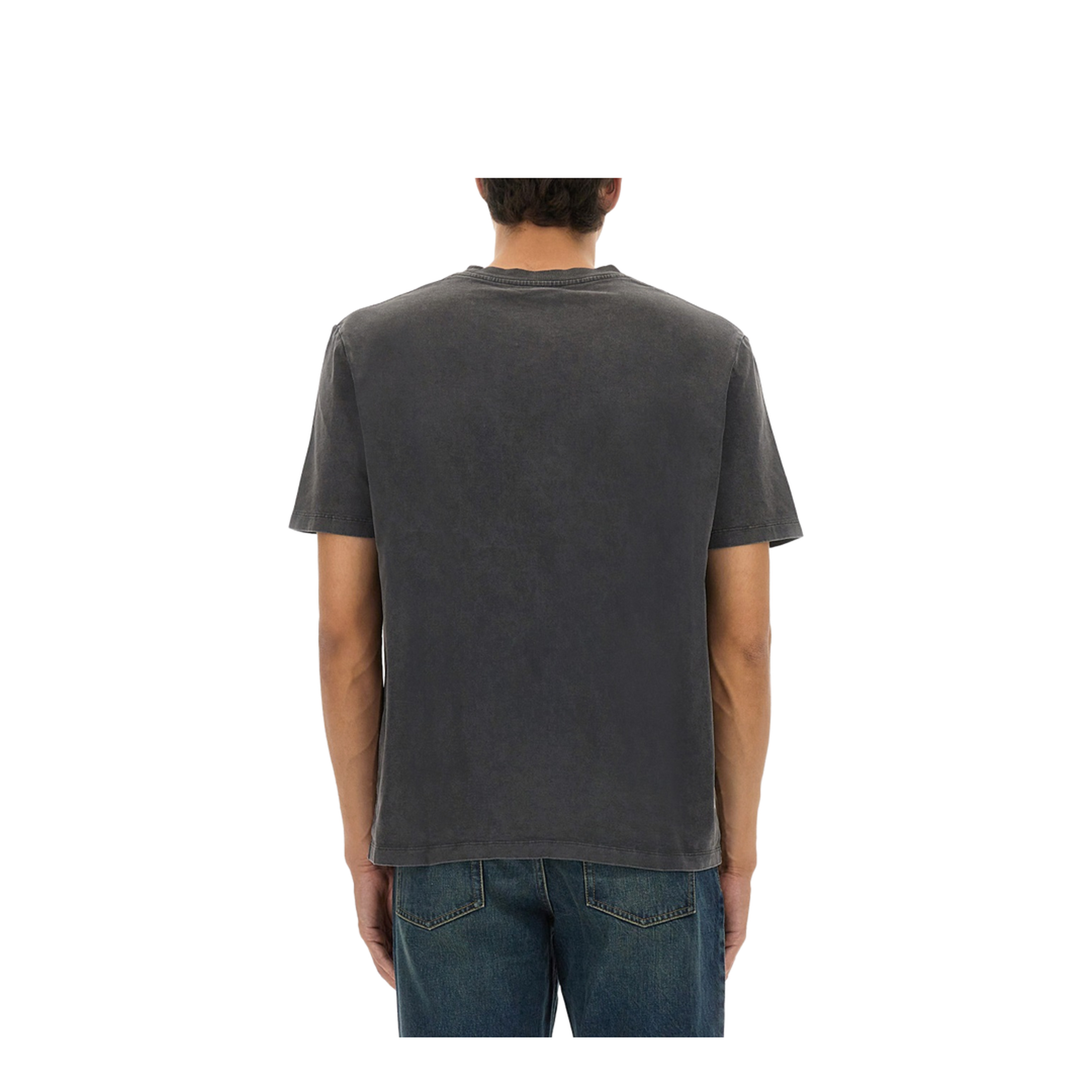 Vintage Embroidered T-shirt Grey