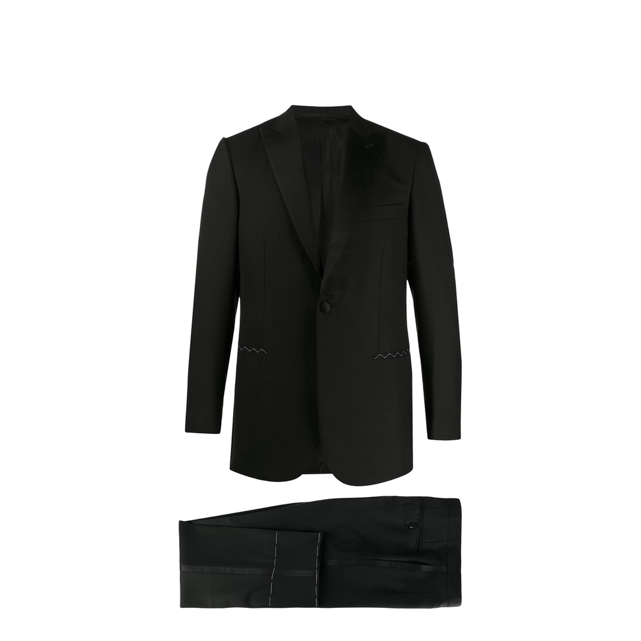 MAYFEYR - Brioni - Essential Black Super 160'S Wool Policleto Tuxedo - RT030LP6A0M0000