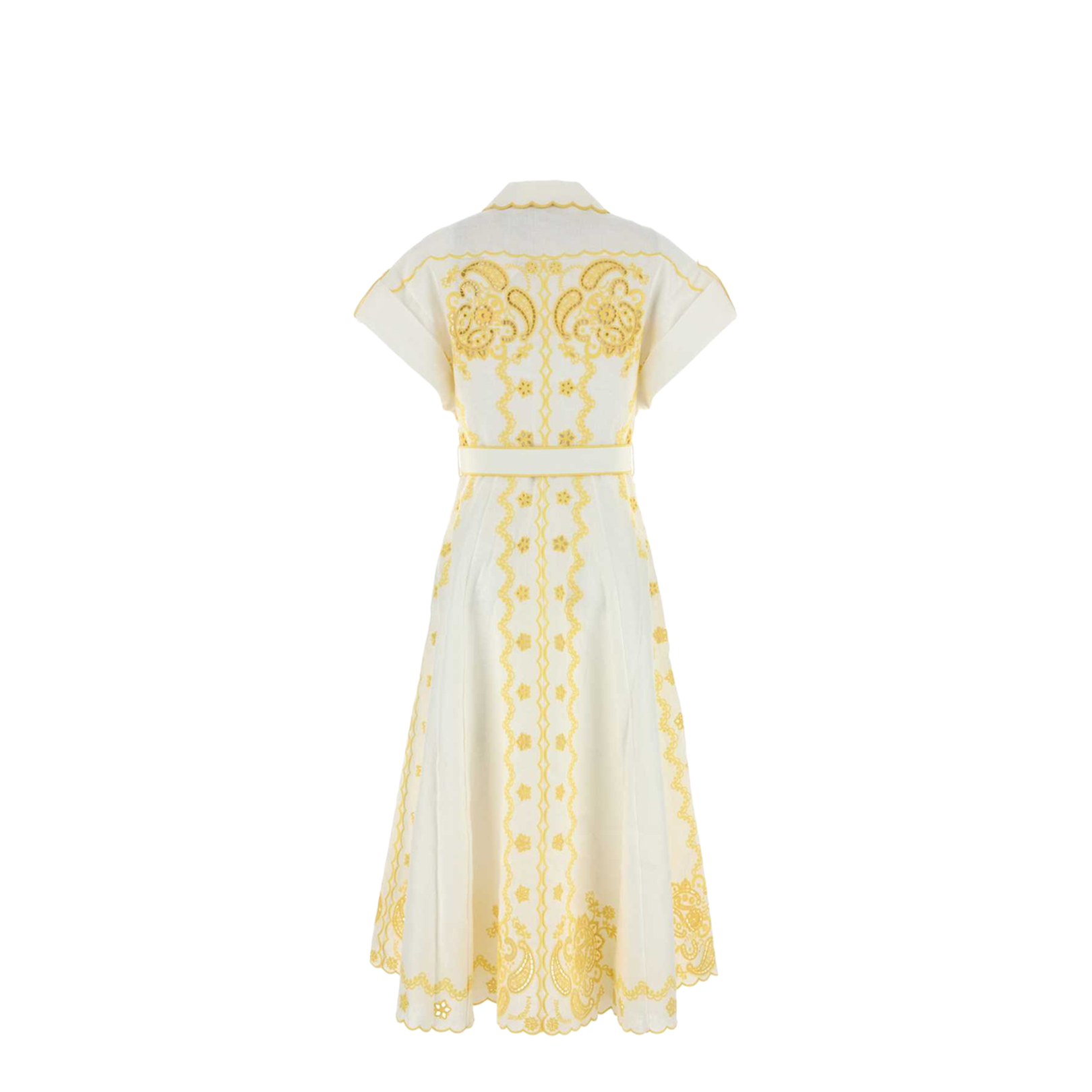 Embroidered Linen Lucky Dress