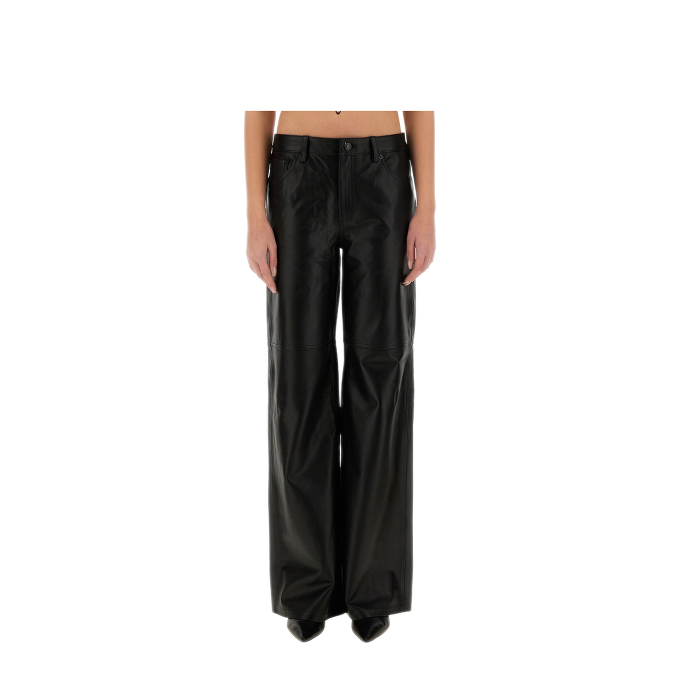 MAYFEYR - MICHAEL BY MICHAEL KORS - Leather Pants - MR53065FAF001BLACK