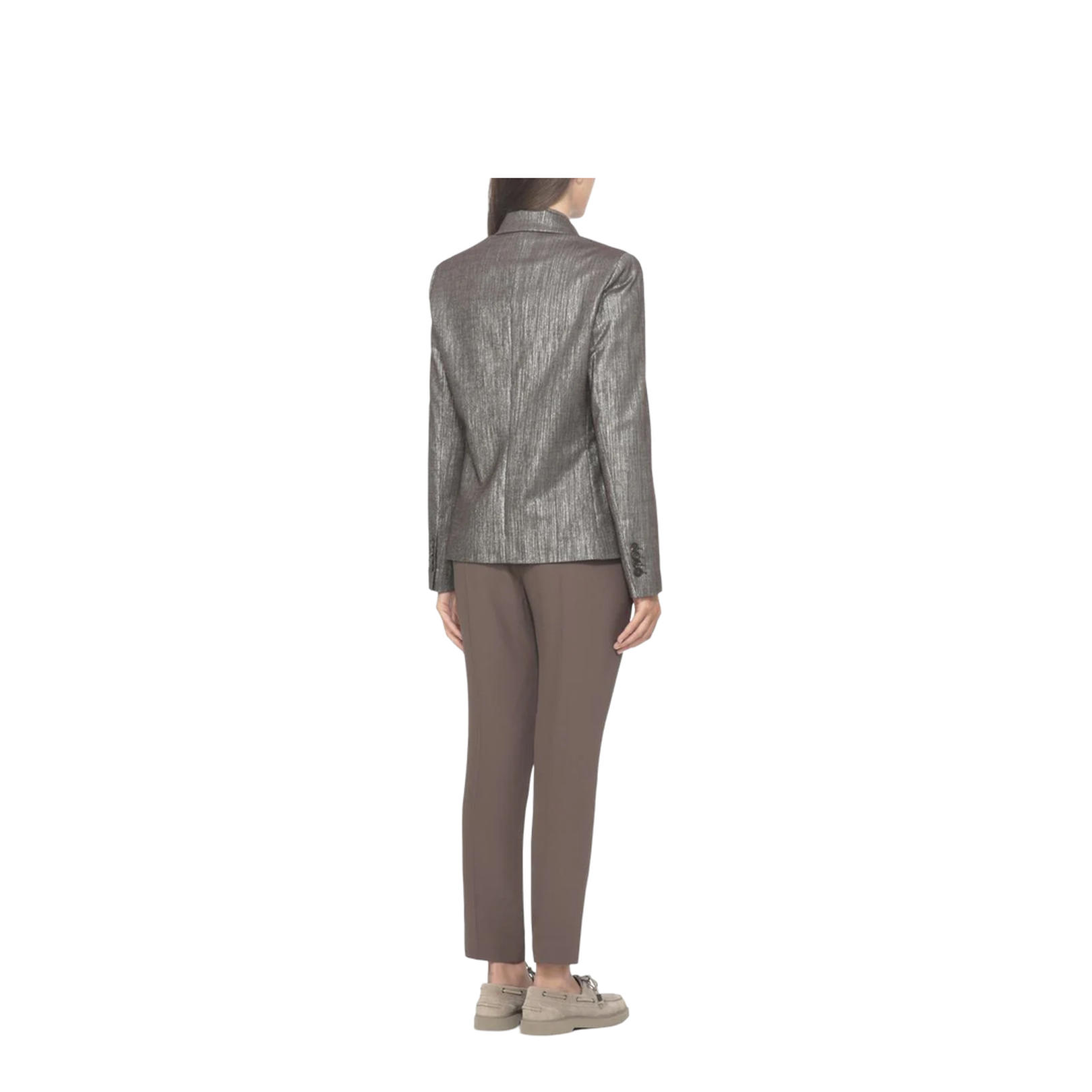 Lurex Blazer - Brown