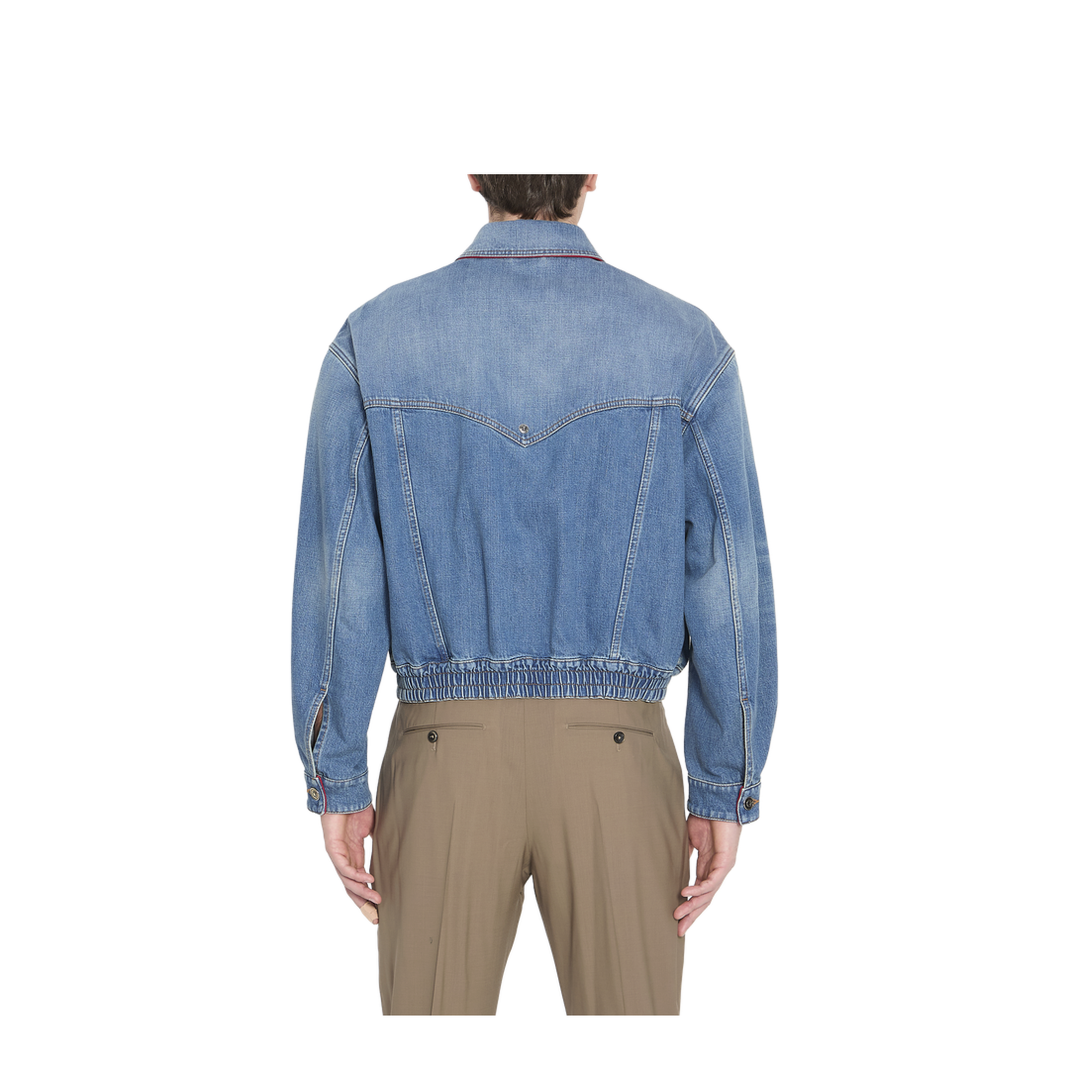 Cotton Denim Blouson