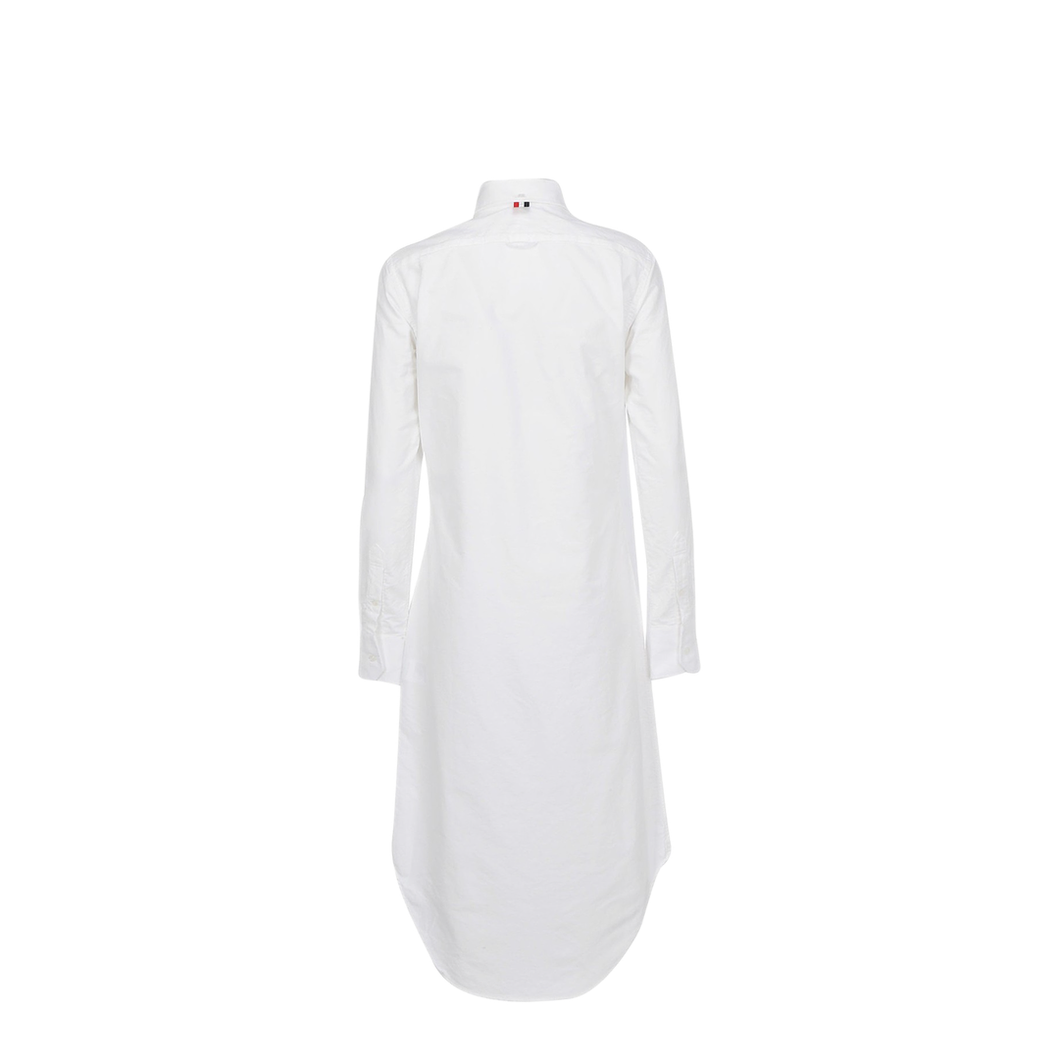 MAYFEYR - Thom Browne - Classic Long Sleeve Button Down Point Collar Shirt Dress In Oxford W/ Gg Loop - FDS001A06177100