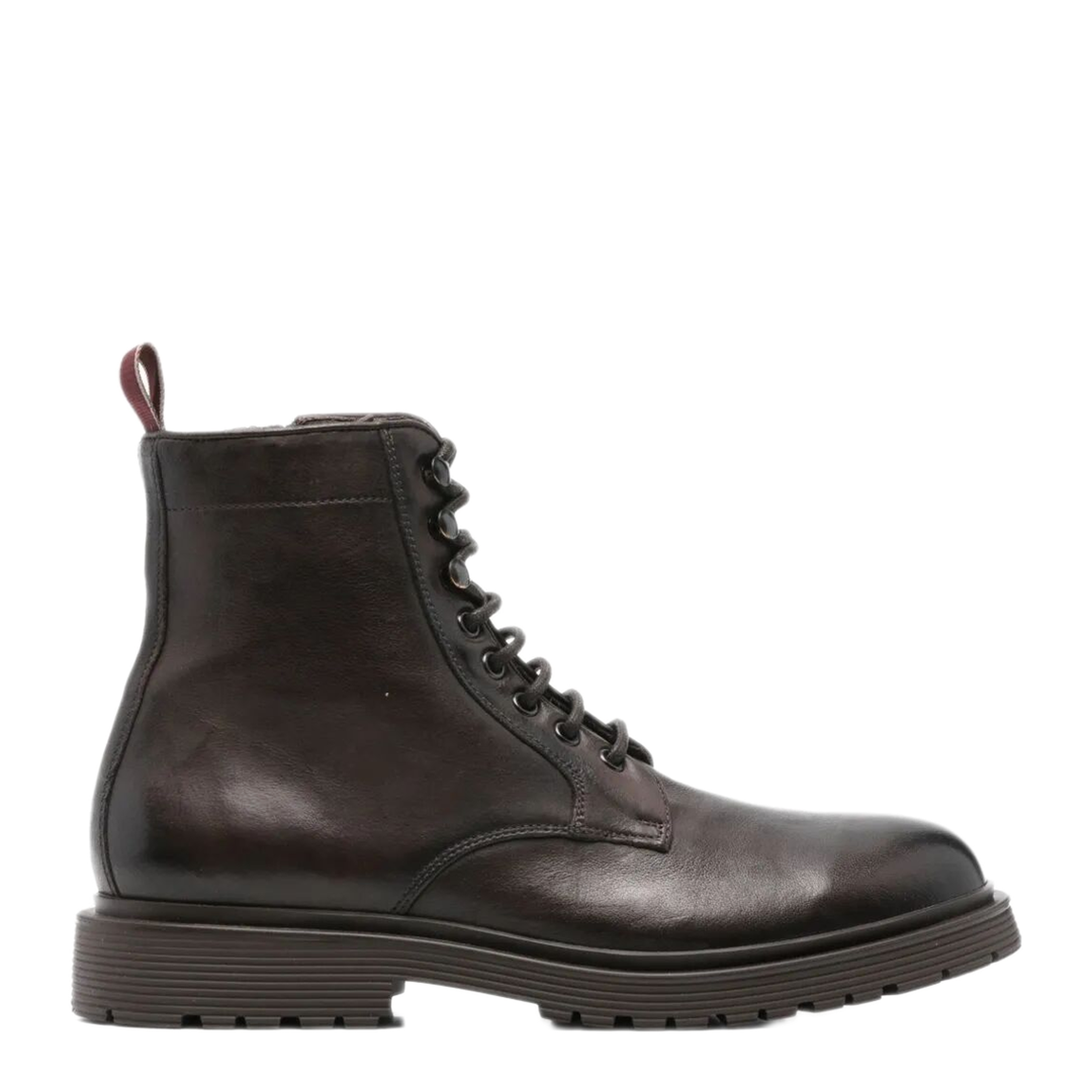 MAYFEYR - STURLINI - Volga Lace Up Leather Boots - AR56001CHOCOLAT